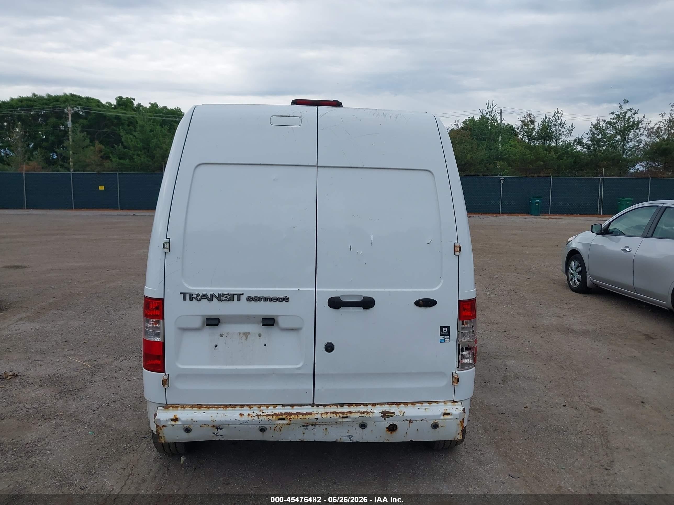 2010 Ford Transit Connect Xlt White vin: NM0LS7BN0AT040343