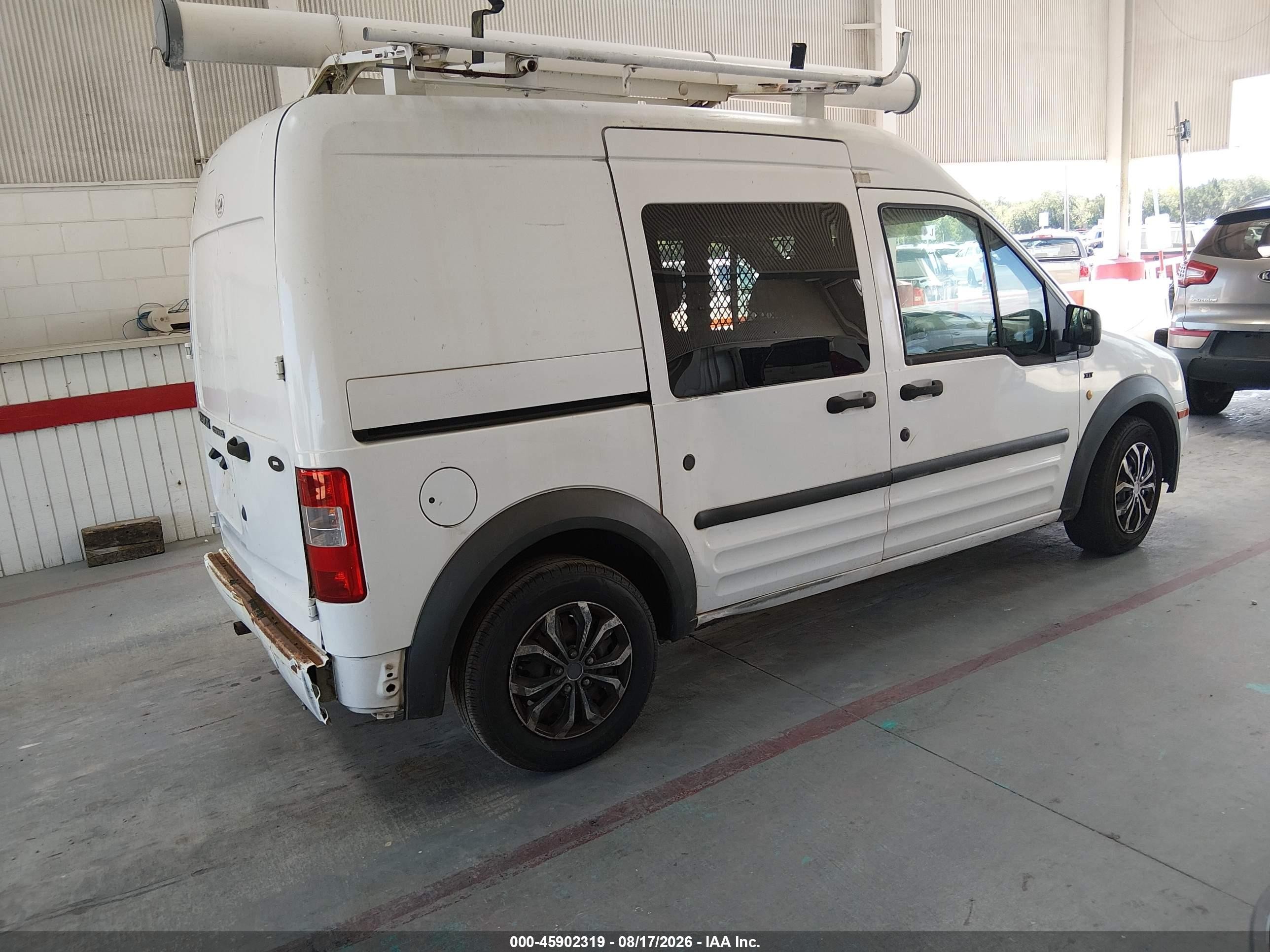 2011 Ford Transit Connect Xlt White vin: NM0LS7BN0BT043325