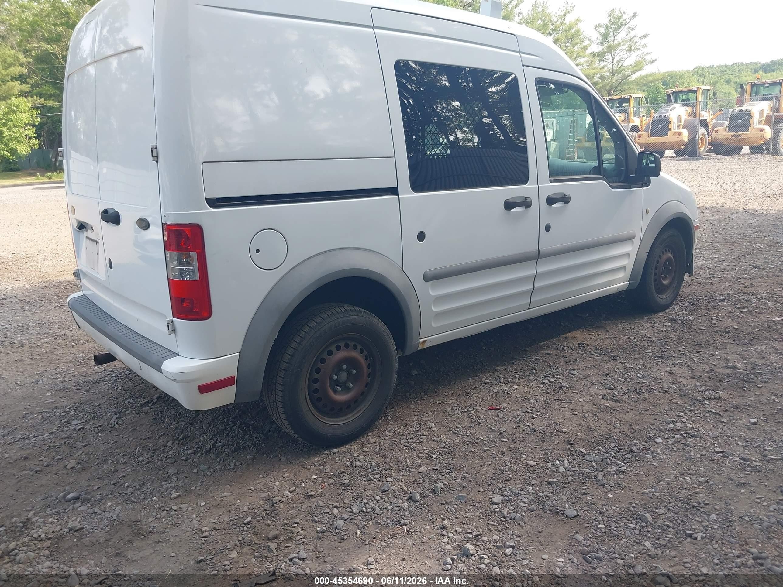 2011 Ford Transit Connect Xlt White vin: NM0LS7BN0BT044104