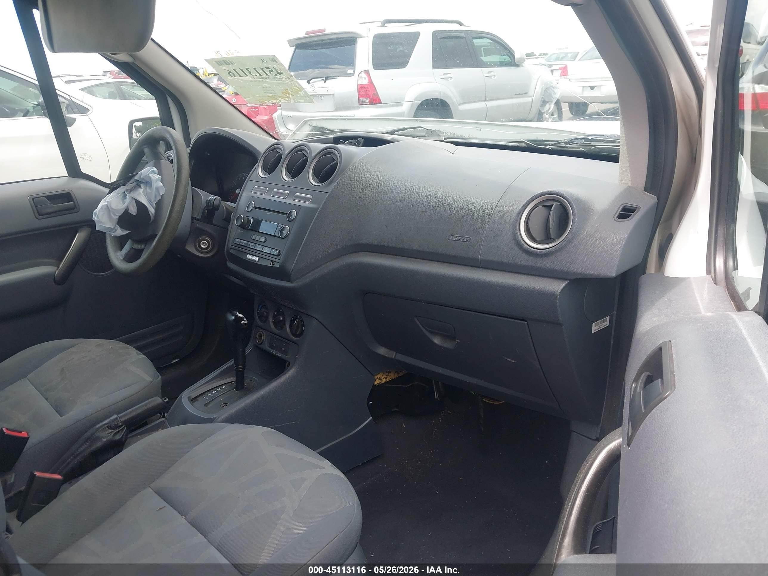 2013 Ford Transit Connect Xlt White vin: NM0LS7BN0DT142617