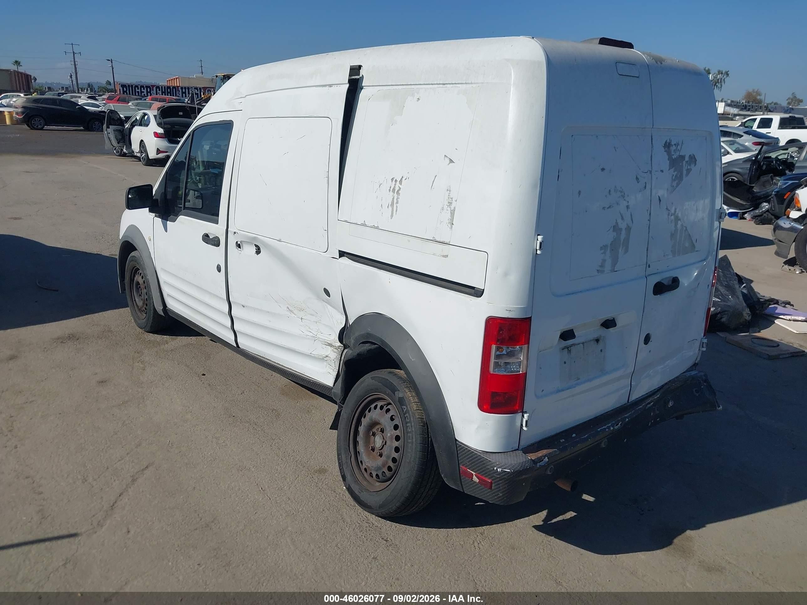 2013 Ford Transit Connect Xlt White vin: NM0LS7BN0DT167212