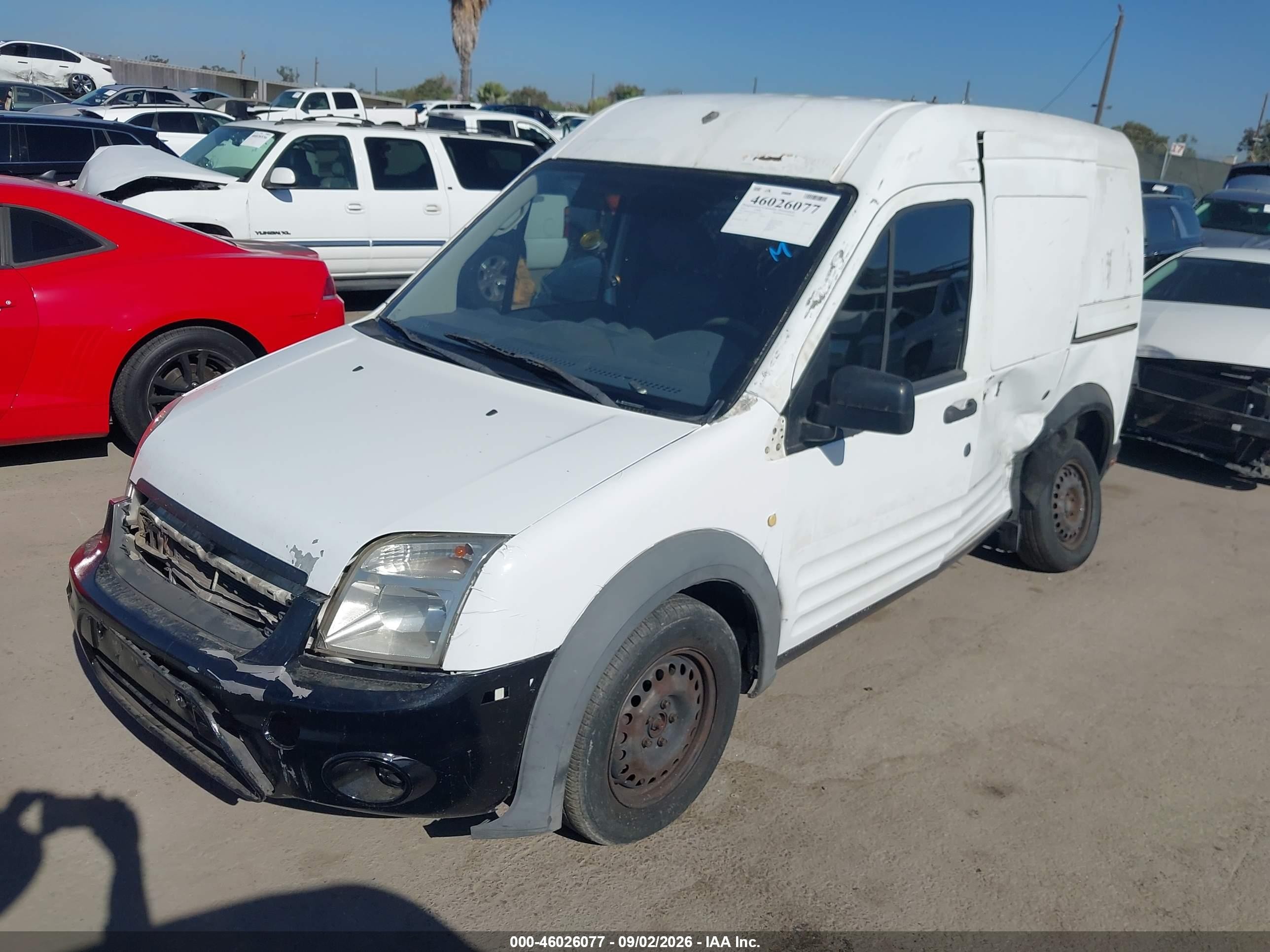 2013 Ford Transit Connect Xlt White vin: NM0LS7BN0DT167212