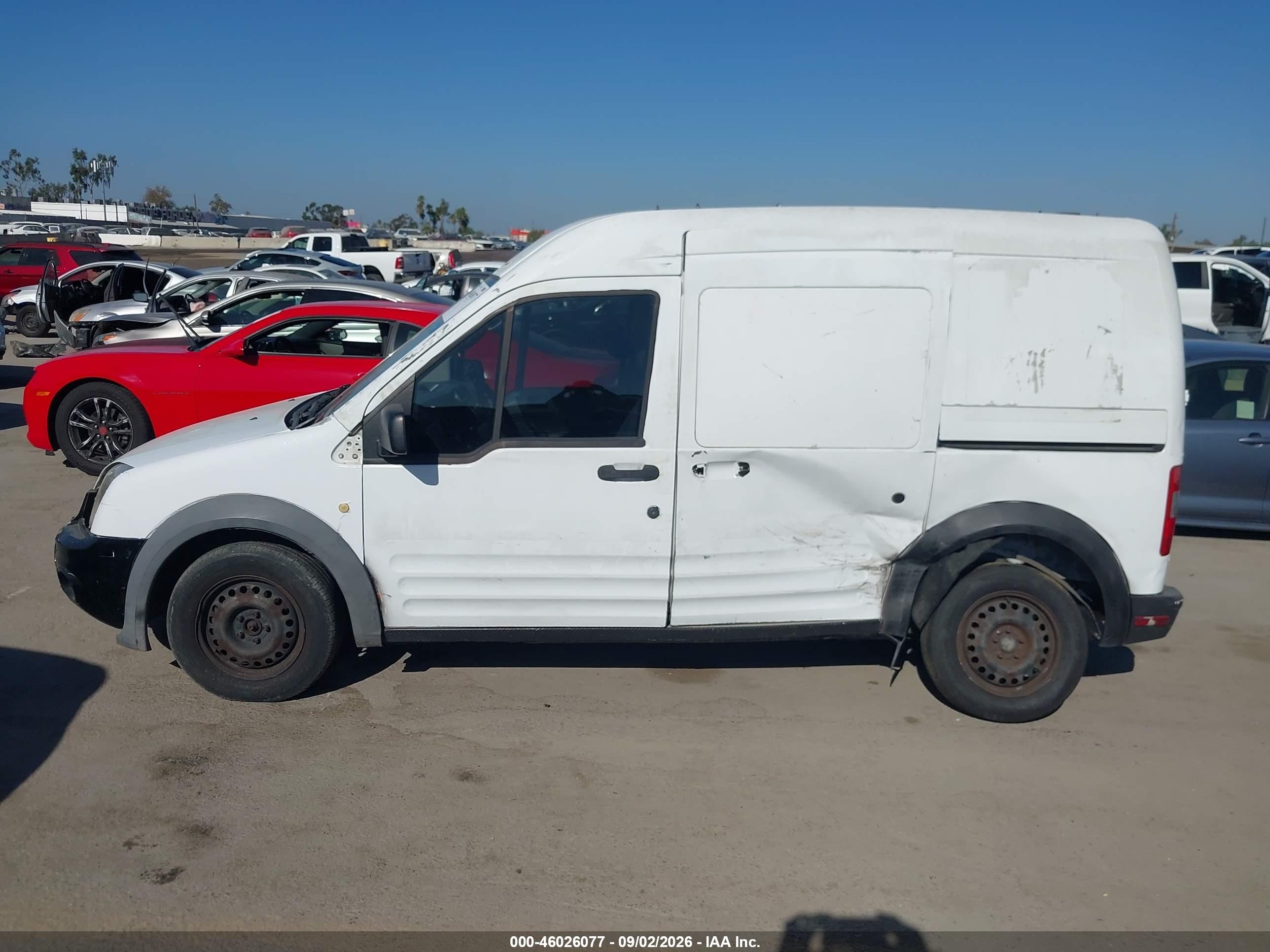 2013 Ford Transit Connect Xlt White vin: NM0LS7BN0DT167212