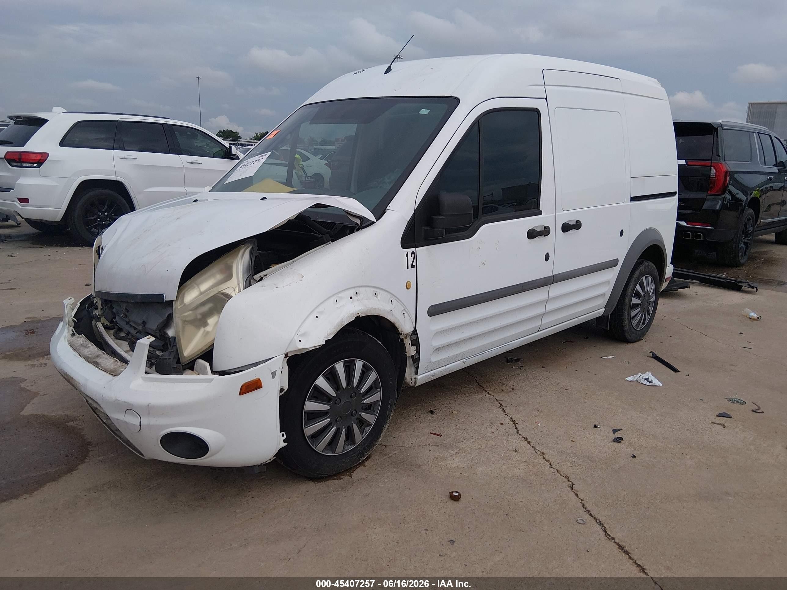 2011 Ford Transit Connect Xlt White vin: NM0LS7BN1BT072008