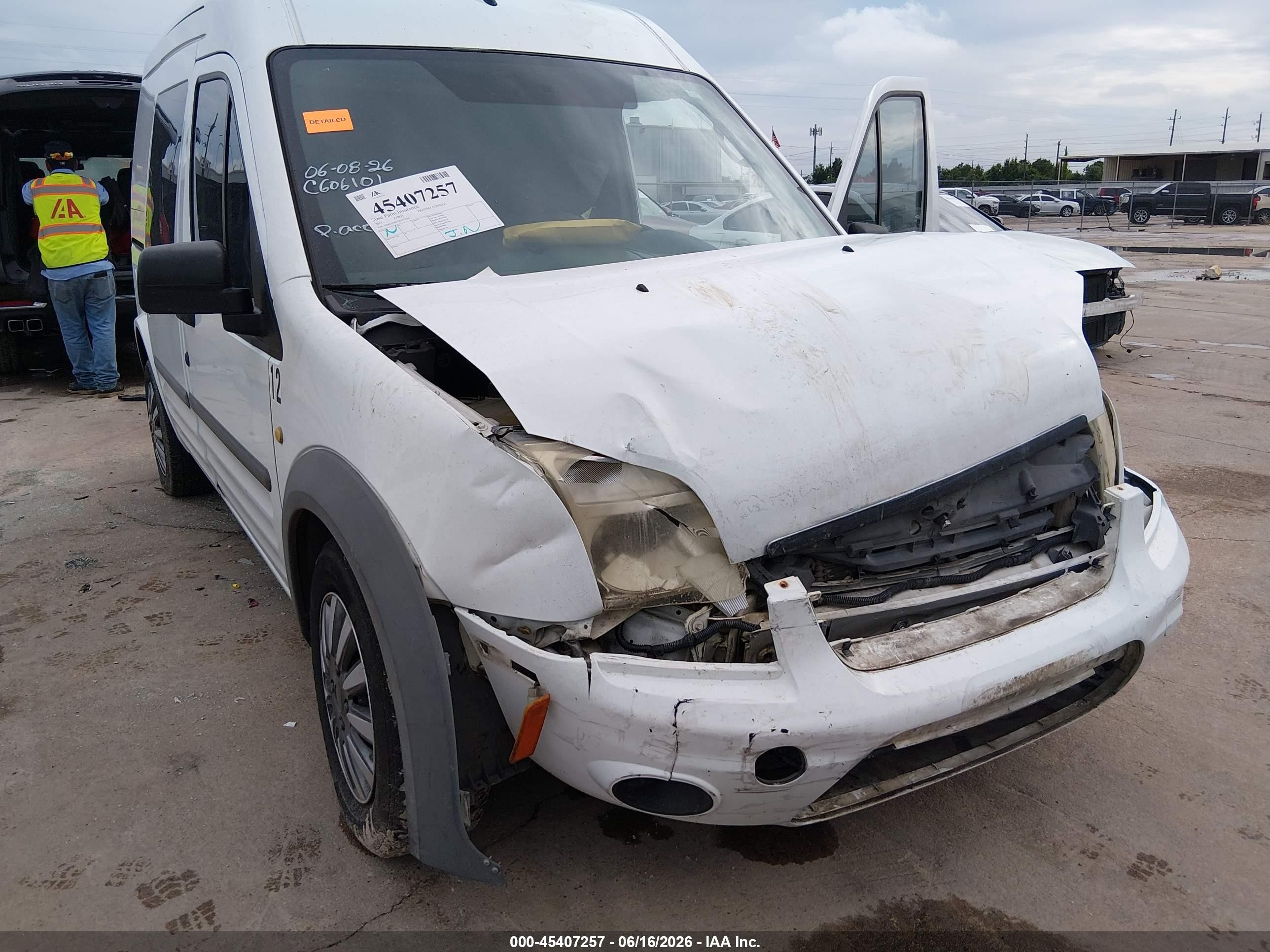 2011 Ford Transit Connect Xlt White vin: NM0LS7BN1BT072008