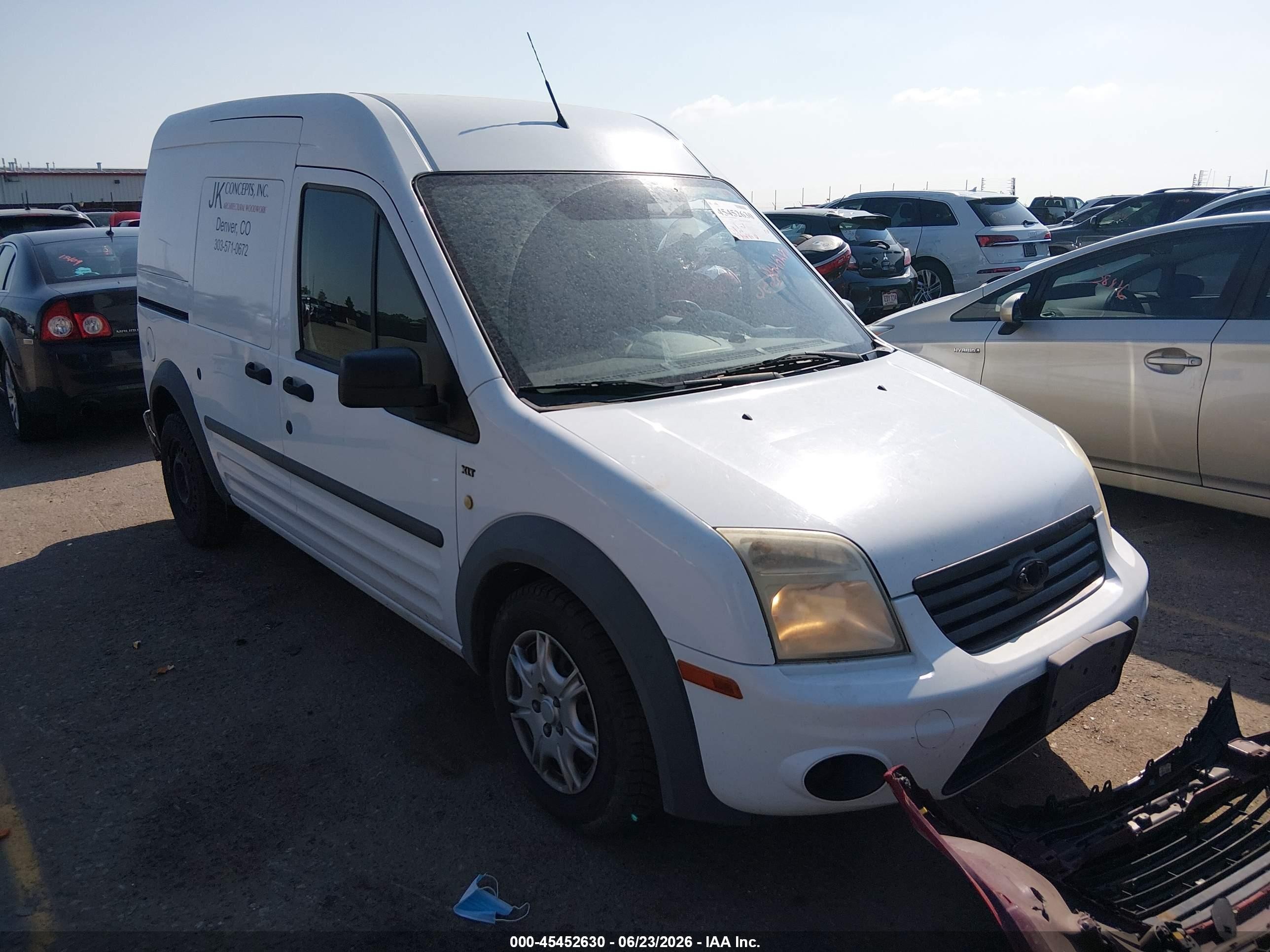 2011 Ford Transit Connect Xlt White vin: NM0LS7BN1BT072011