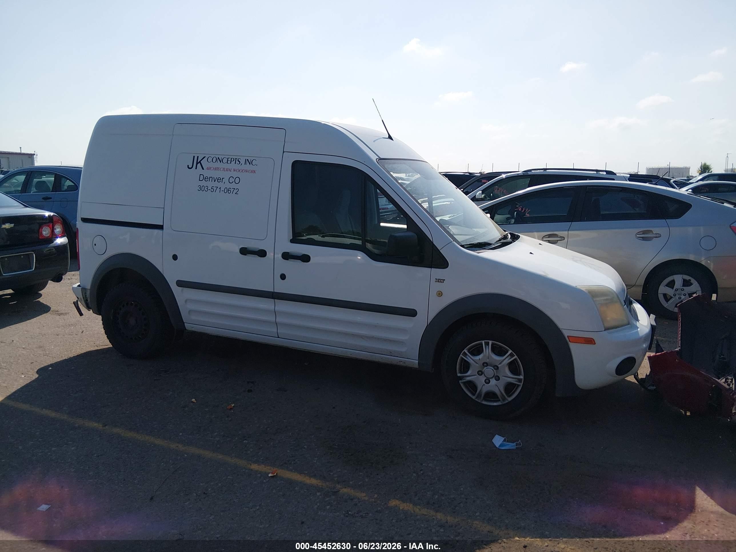 2011 Ford Transit Connect Xlt White vin: NM0LS7BN1BT072011