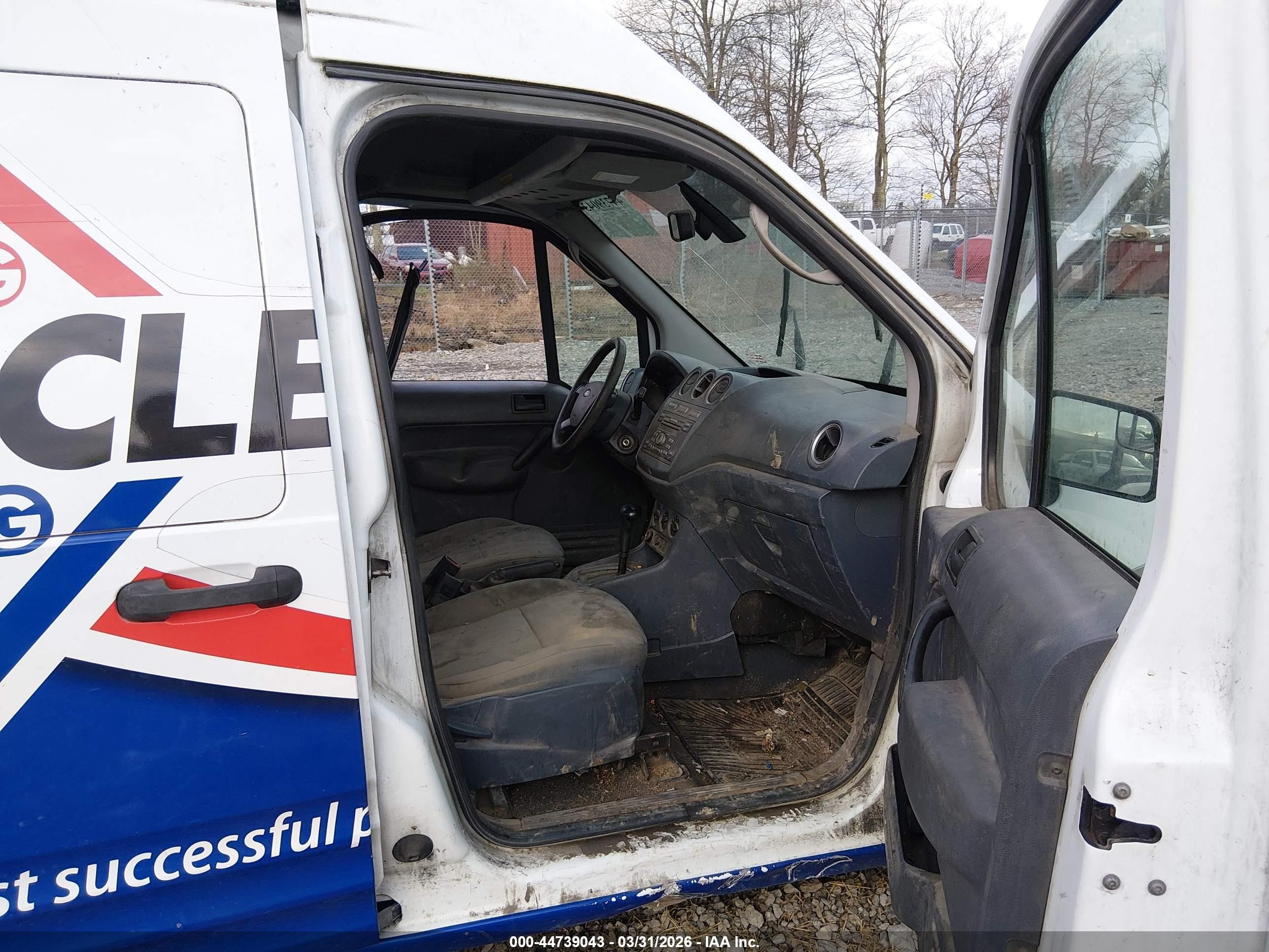 2011 Ford Transit Connect Xlt White vin: NM0LS7BN1BT073370