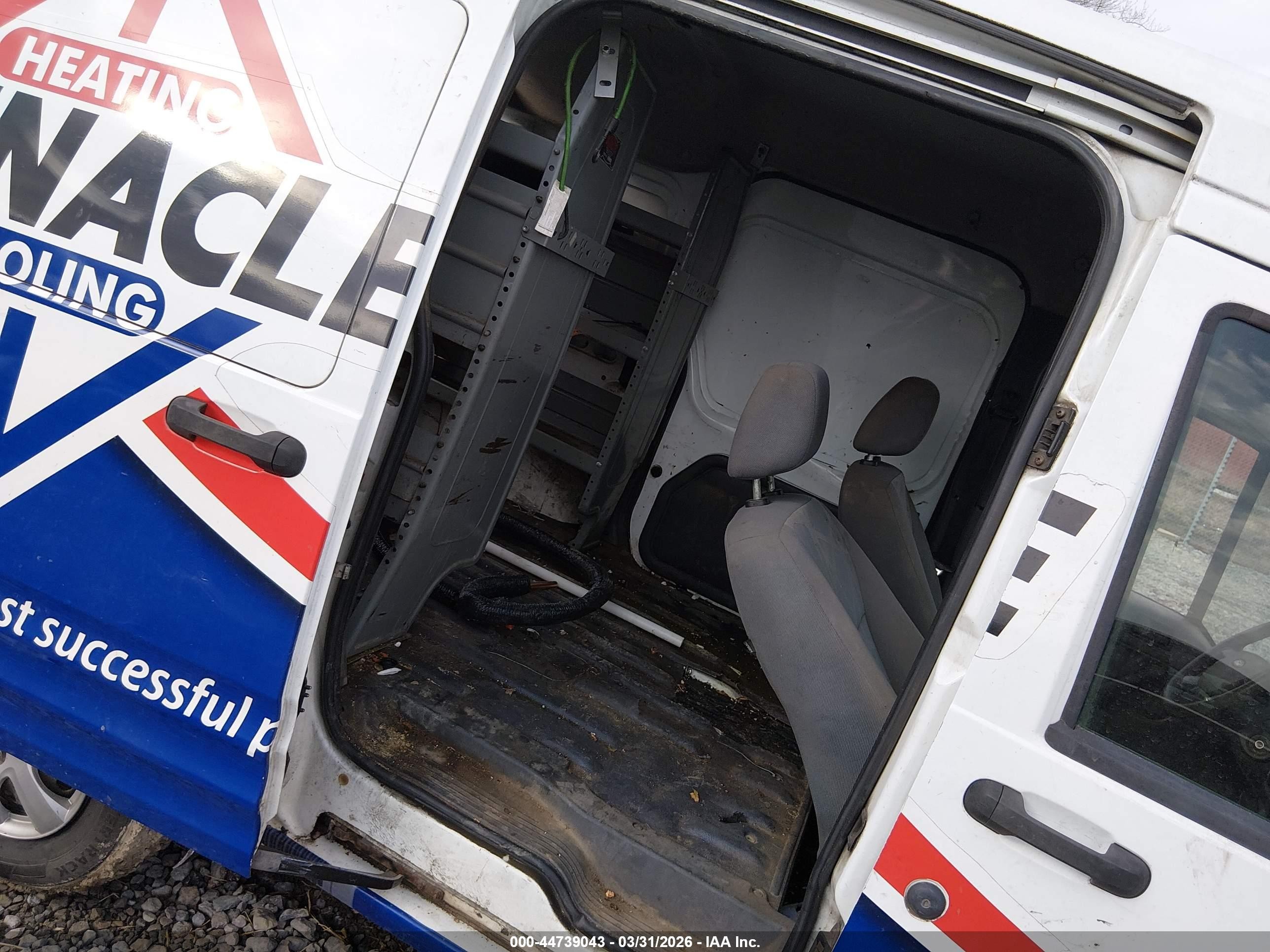 2011 Ford Transit Connect Xlt White vin: NM0LS7BN1BT073370