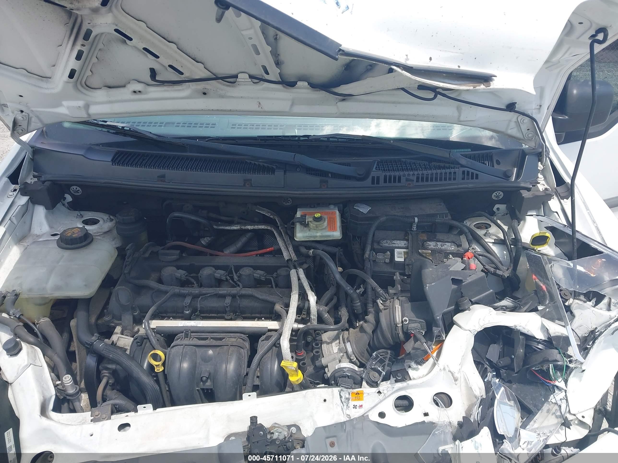 2012 Ford Transit Connect Xlt White vin: NM0LS7BN1CT102206