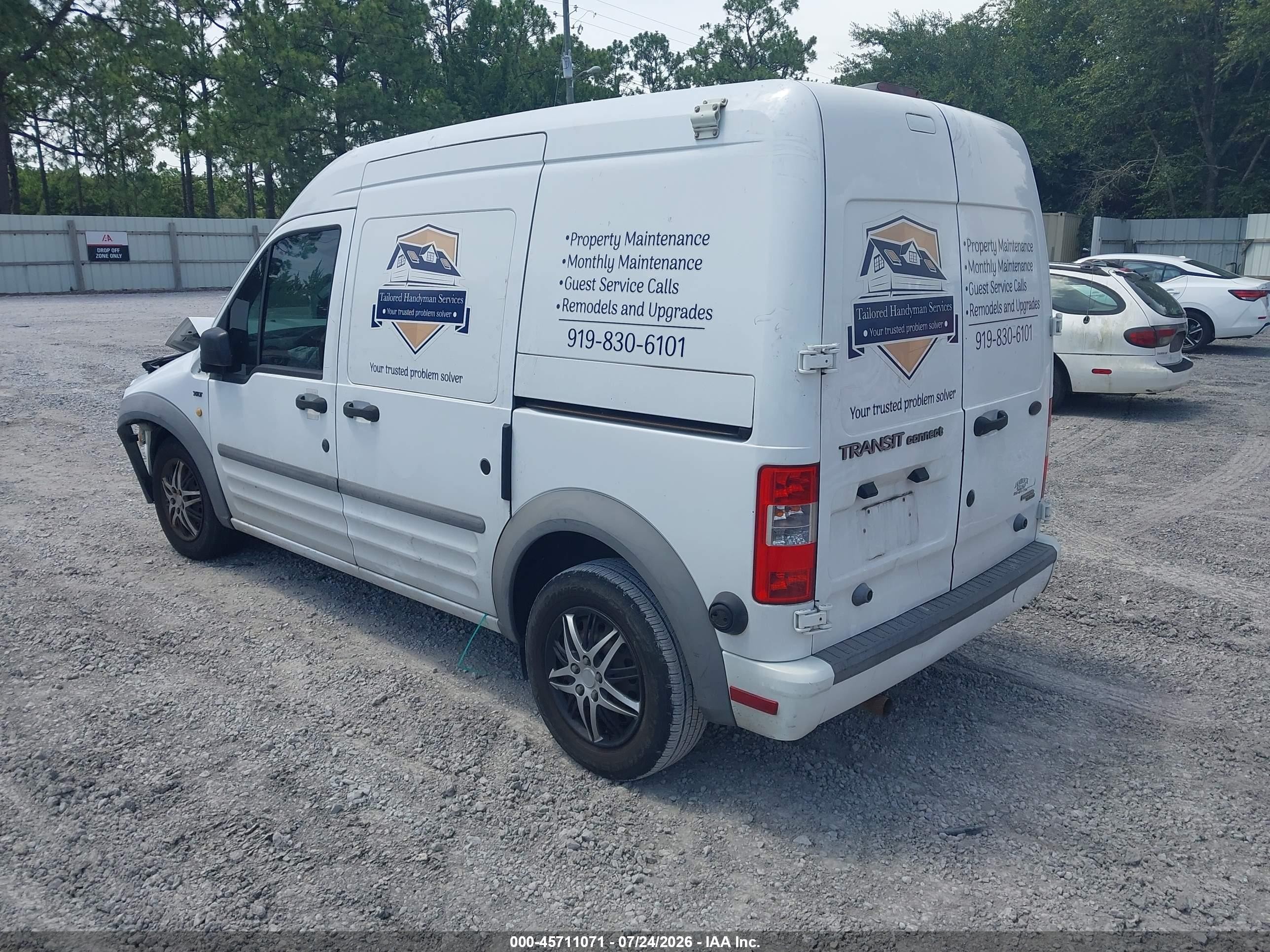 2012 Ford Transit Connect Xlt White vin: NM0LS7BN1CT102206