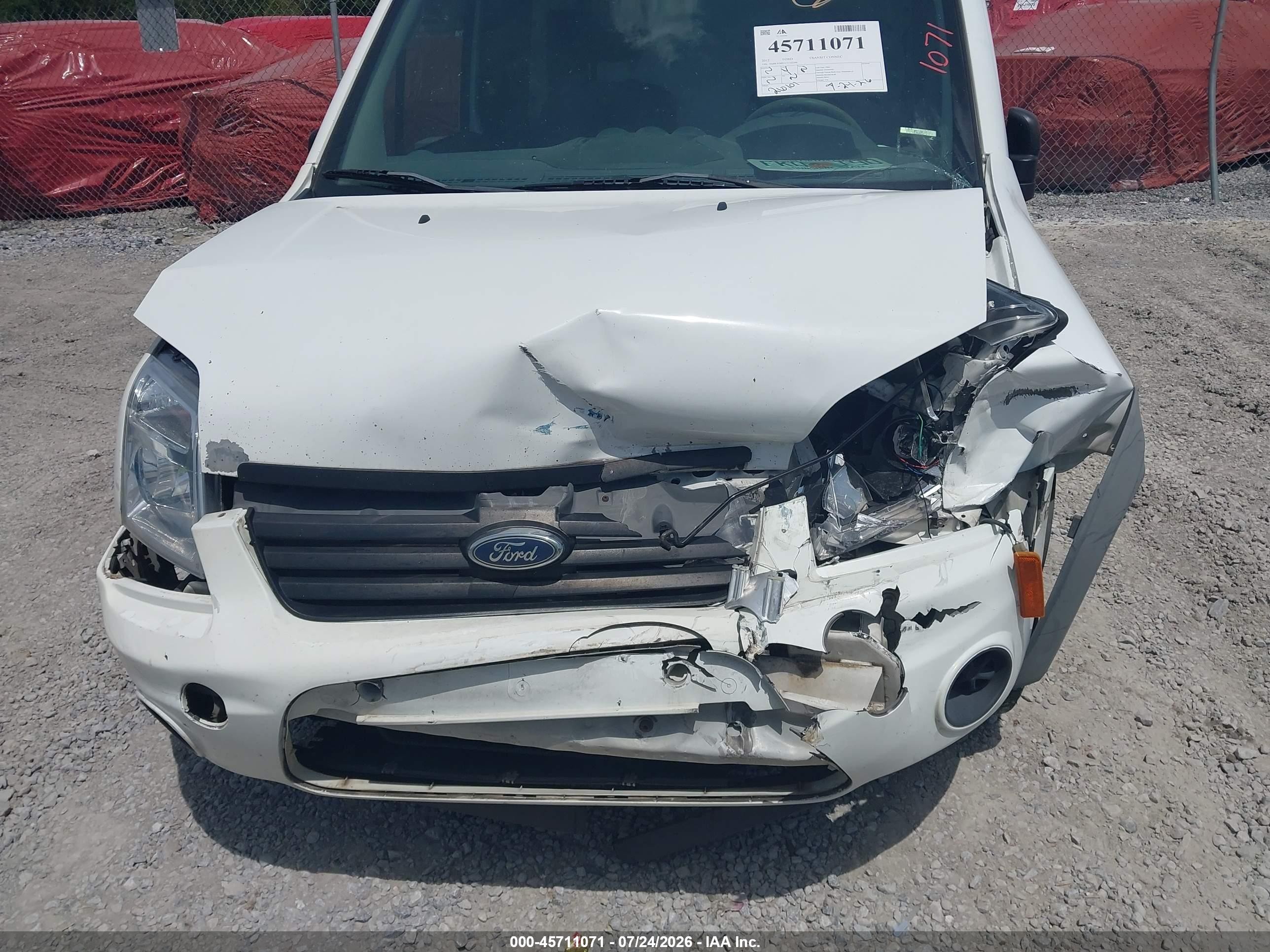 2012 Ford Transit Connect Xlt White vin: NM0LS7BN1CT102206