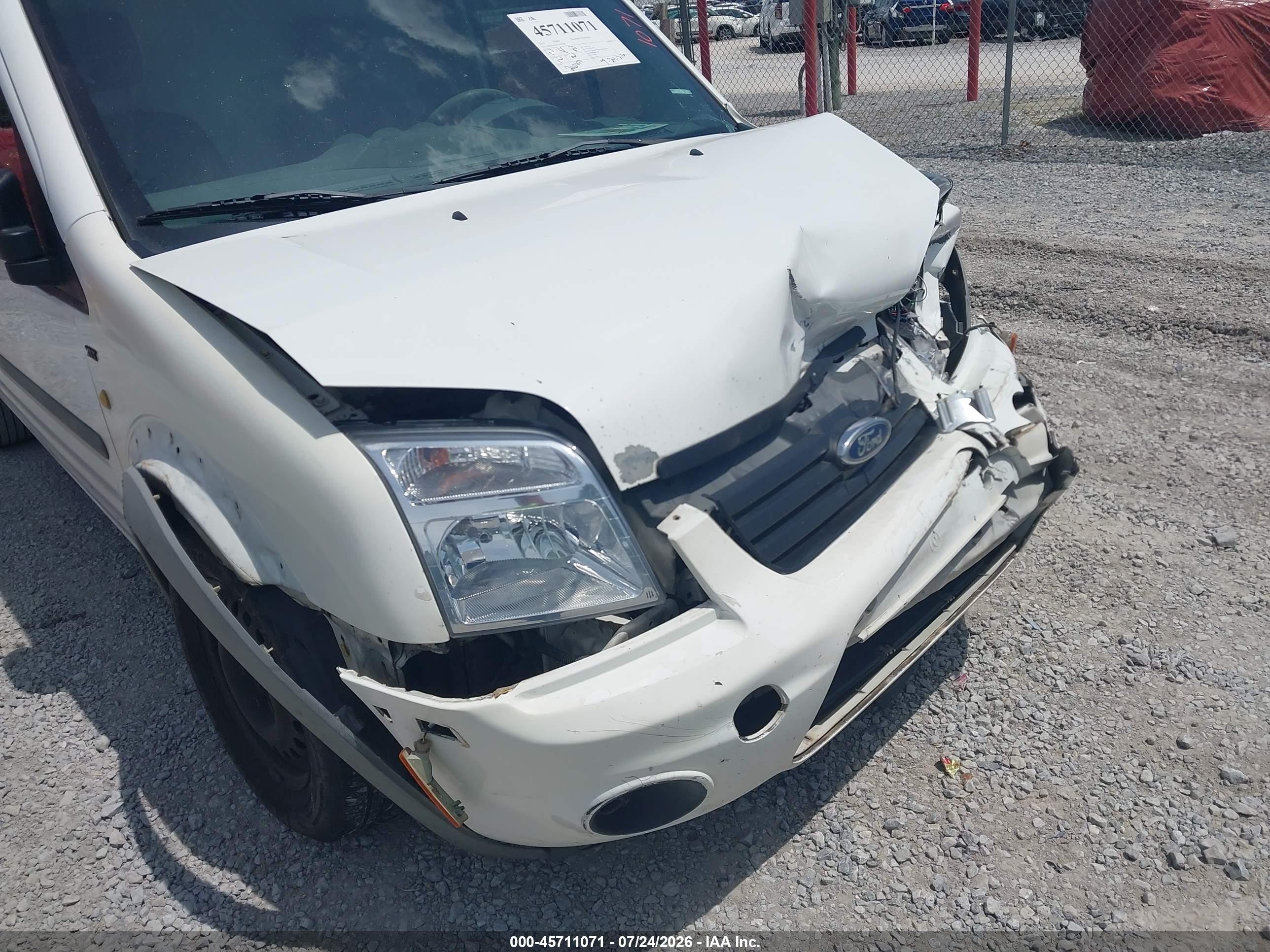 2012 Ford Transit Connect Xlt White vin: NM0LS7BN1CT102206
