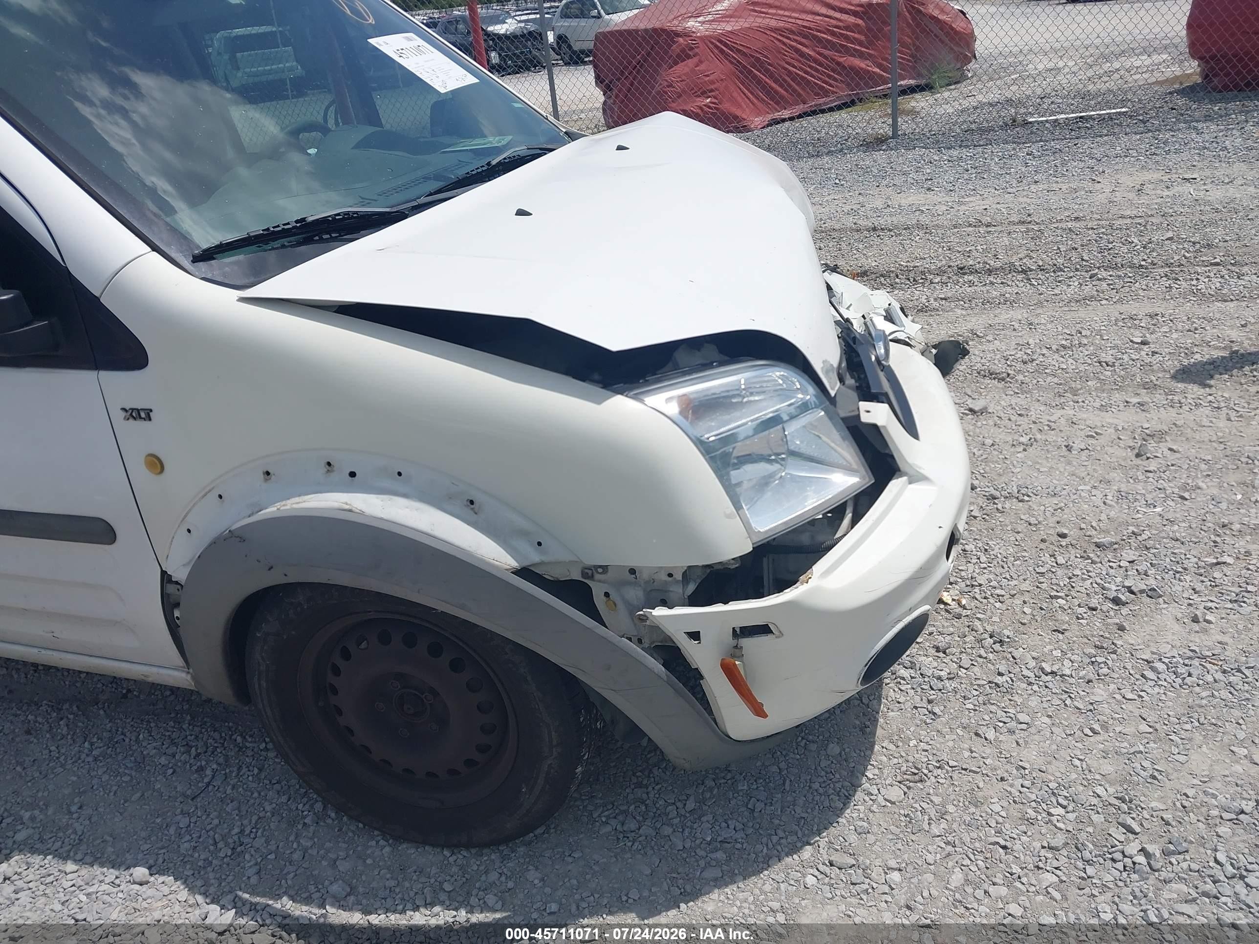 2012 Ford Transit Connect Xlt White vin: NM0LS7BN1CT102206