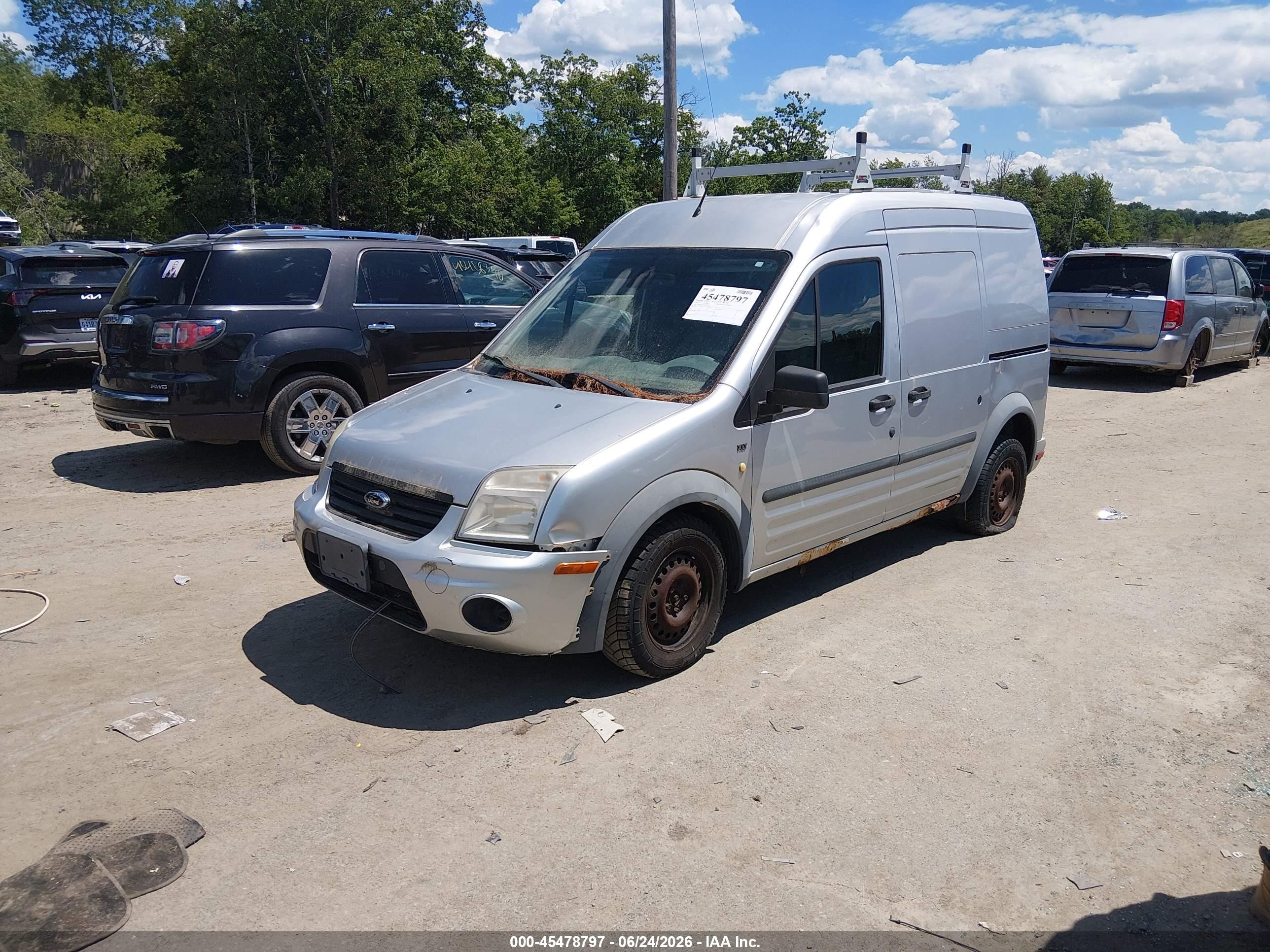 2013 Ford Transit Connect Xlt Silver vin: NM0LS7BN1DT145025
