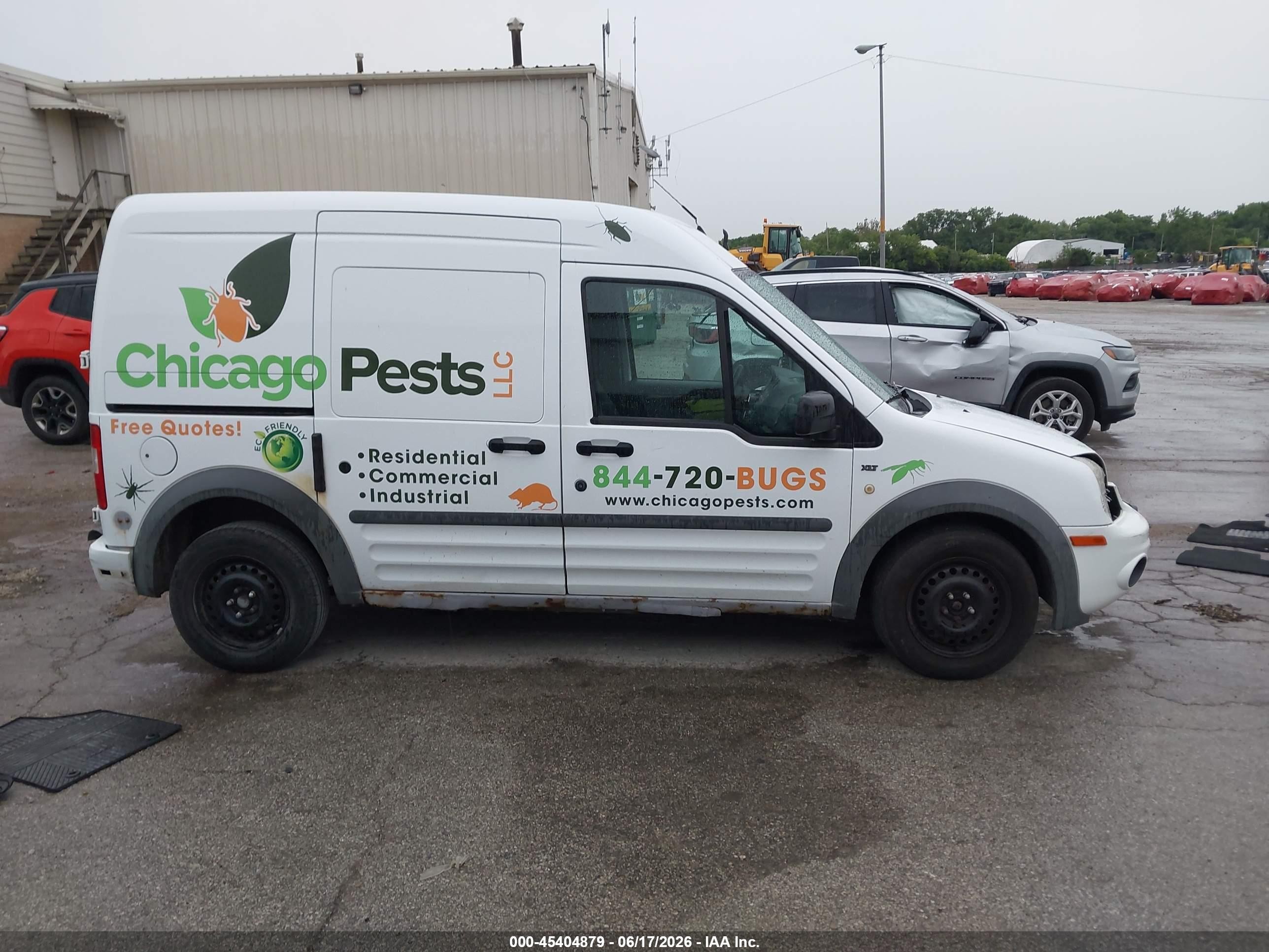2010 Ford Transit Connect Xlt White vin: NM0LS7BN3AT003402