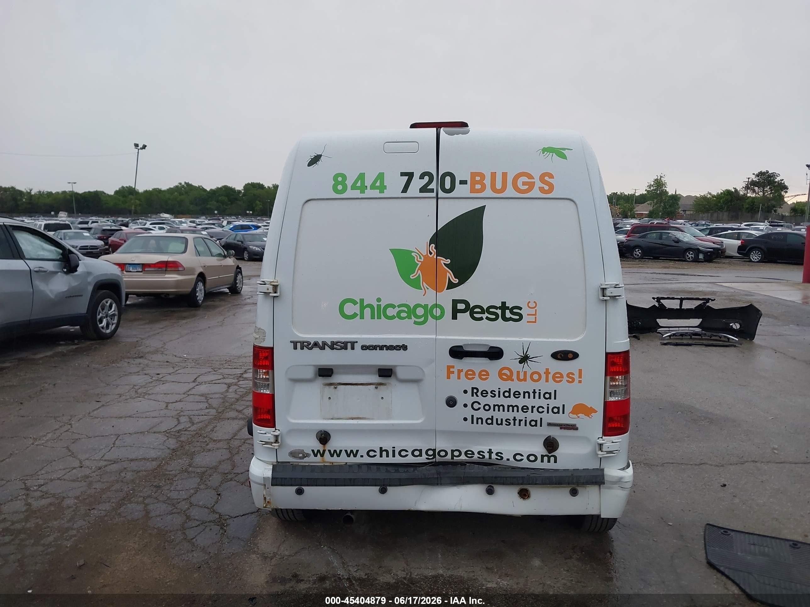 2010 Ford Transit Connect Xlt White vin: NM0LS7BN3AT003402