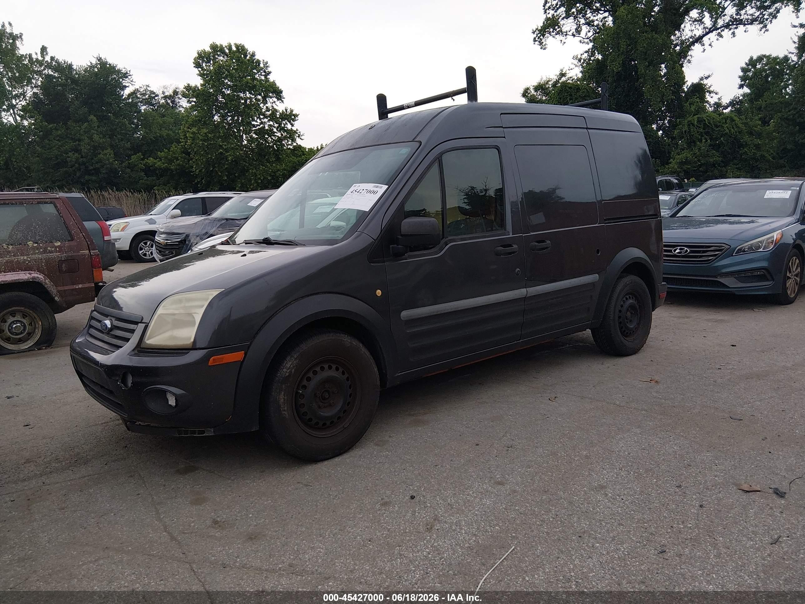 2010 Ford Transit Connect Xlt Gray vin: NM0LS7BN3AT034035