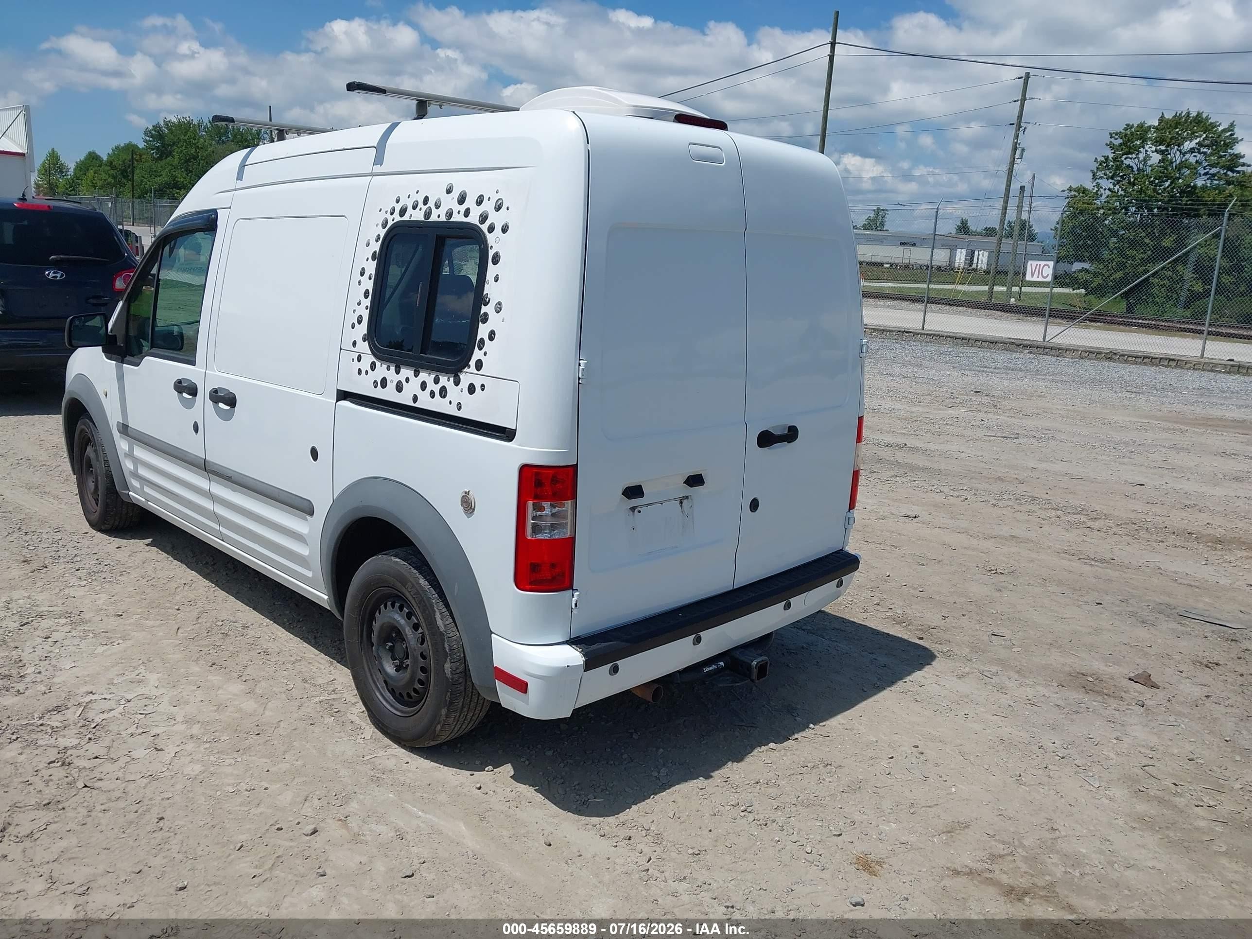 2011 Ford Transit Connect Xlt White vin: NM0LS7BN3BT063956