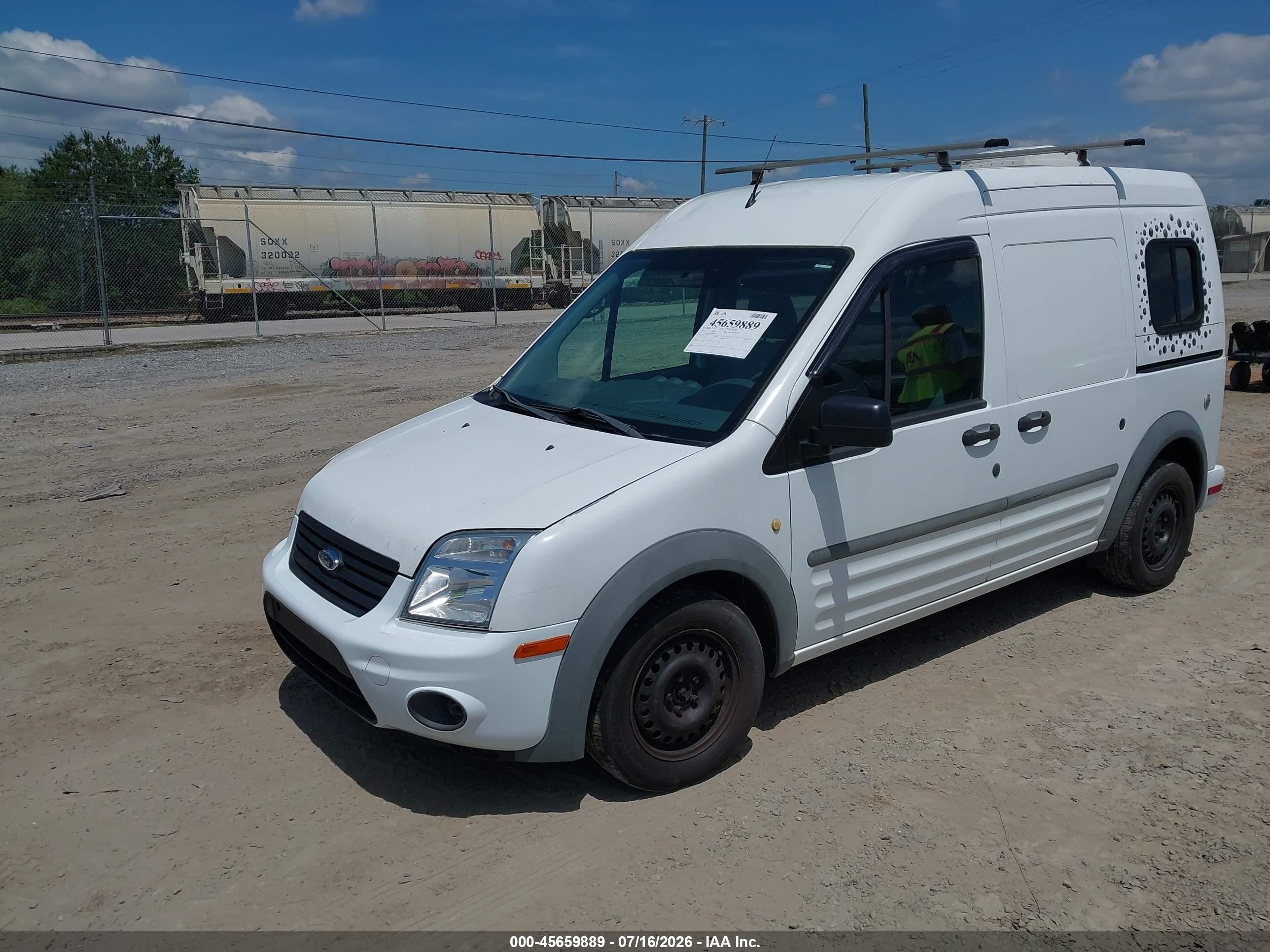 2011 Ford Transit Connect Xlt White vin: NM0LS7BN3BT063956