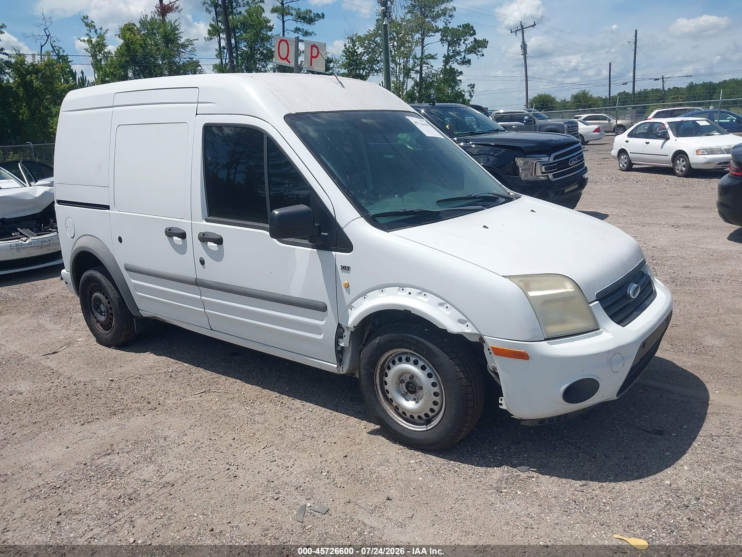 2012 Ford Transit Connect Xlt Белый vin: NM0LS7BN3CT107035