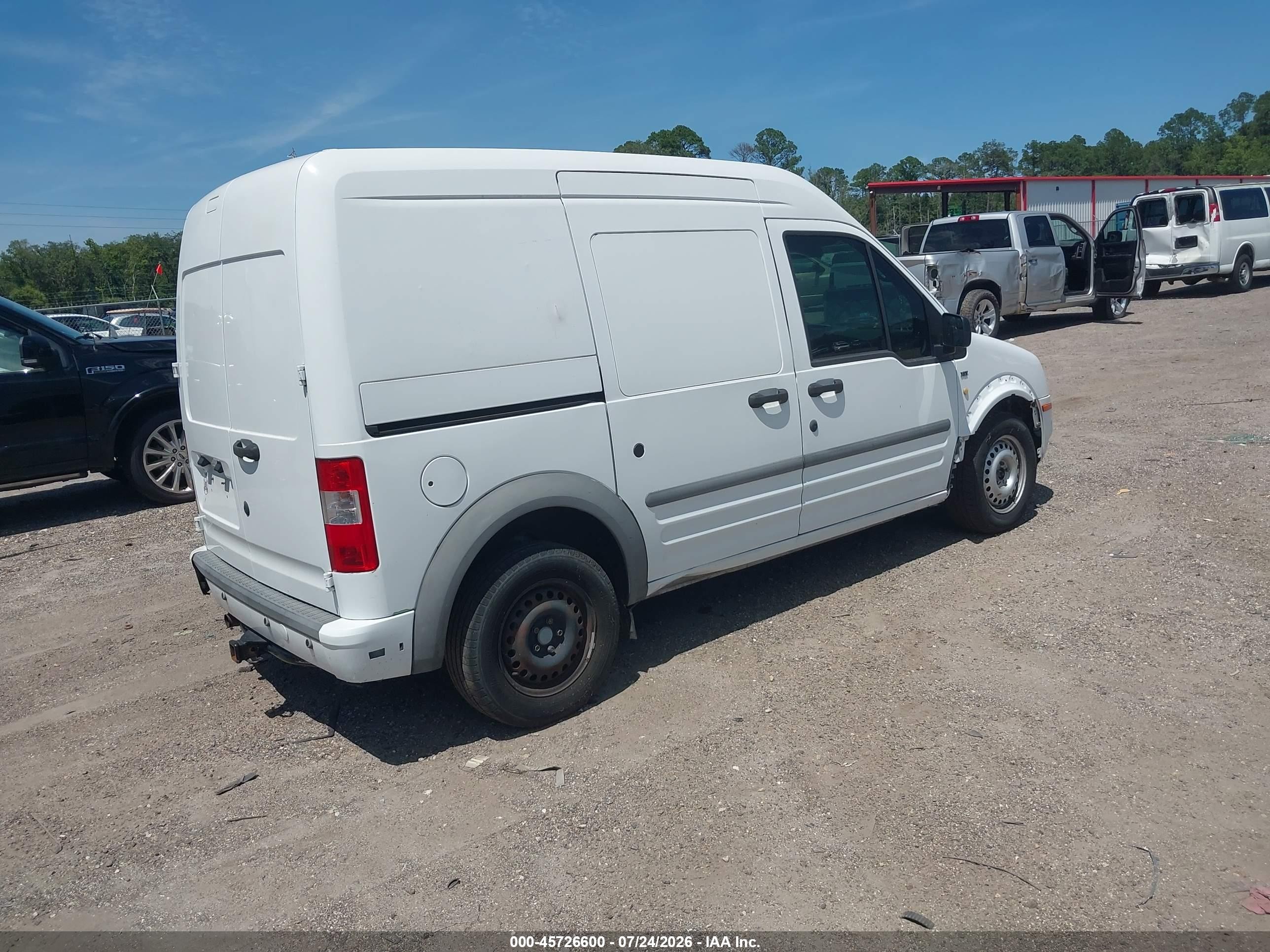 2012 Ford Transit Connect Xlt White vin: NM0LS7BN3CT107035