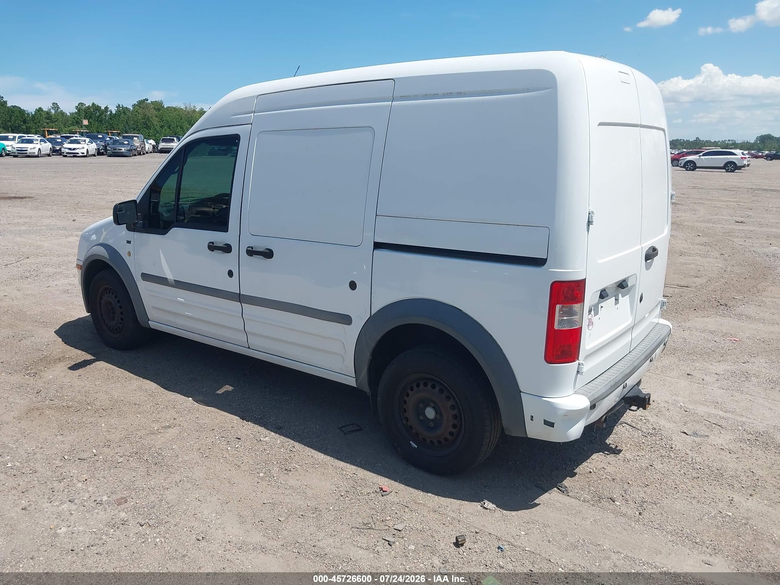 2012 Ford Transit Connect Xlt White vin: NM0LS7BN3CT107035