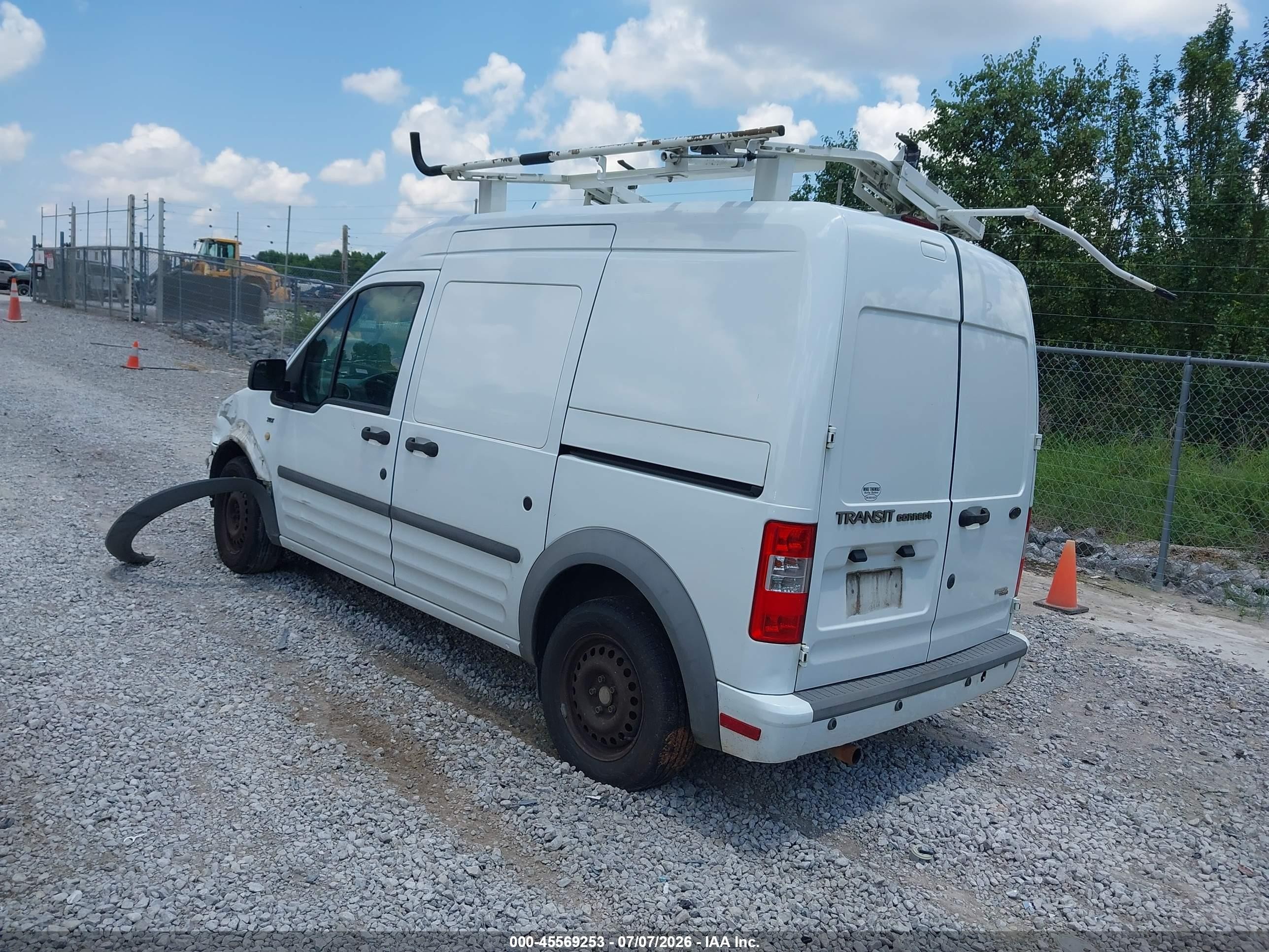 2013 Ford Transit Connect Xlt Белый vin: NM0LS7BN3DT156060