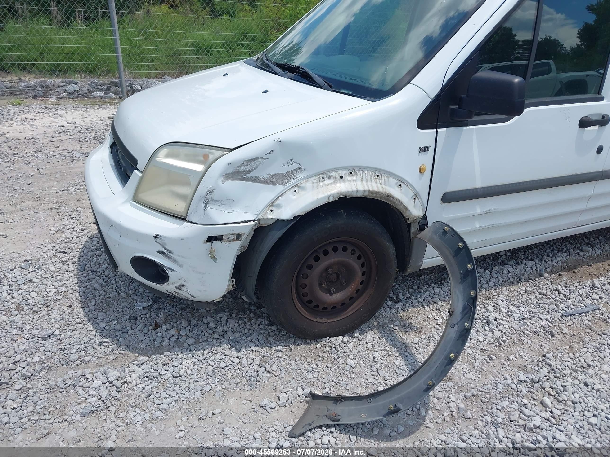 2013 Ford Transit Connect Xlt Белый vin: NM0LS7BN3DT156060