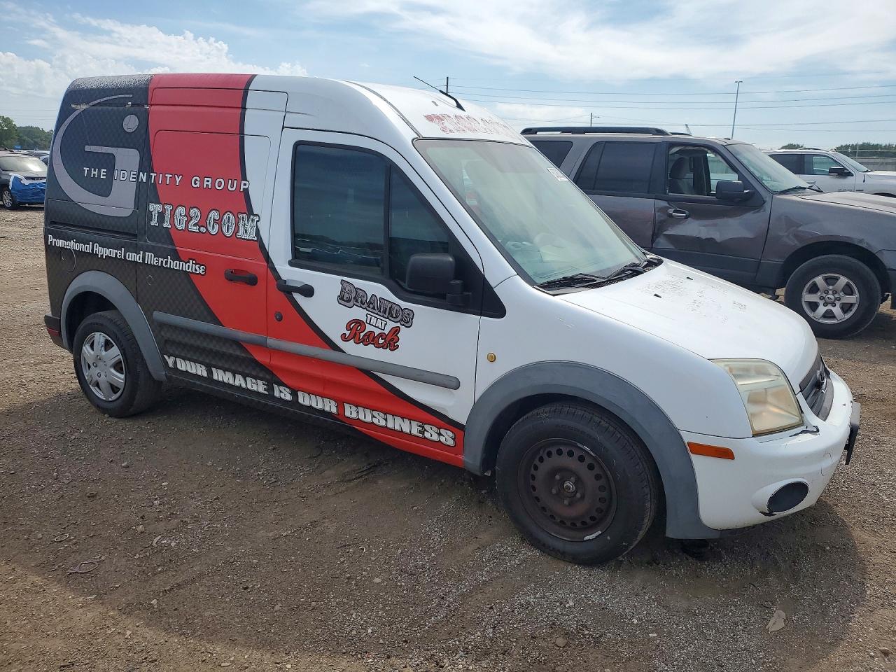 2010 Ford Transit Connect Xlt White vin: NM0LS7BN4AT036117