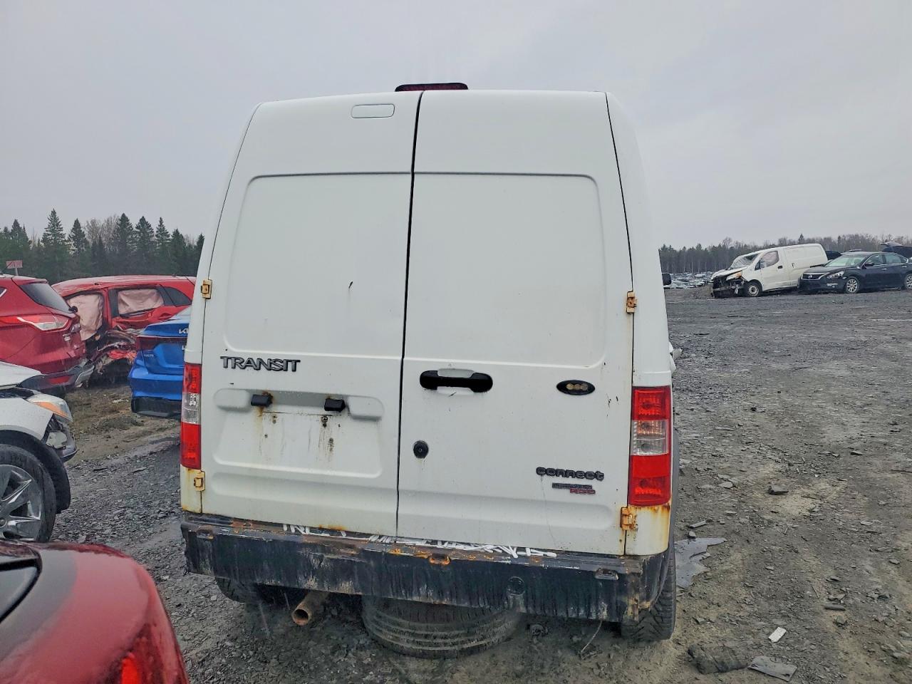 2013 Ford Transit Connect Xlt White vin: NM0LS7BN4DT127571