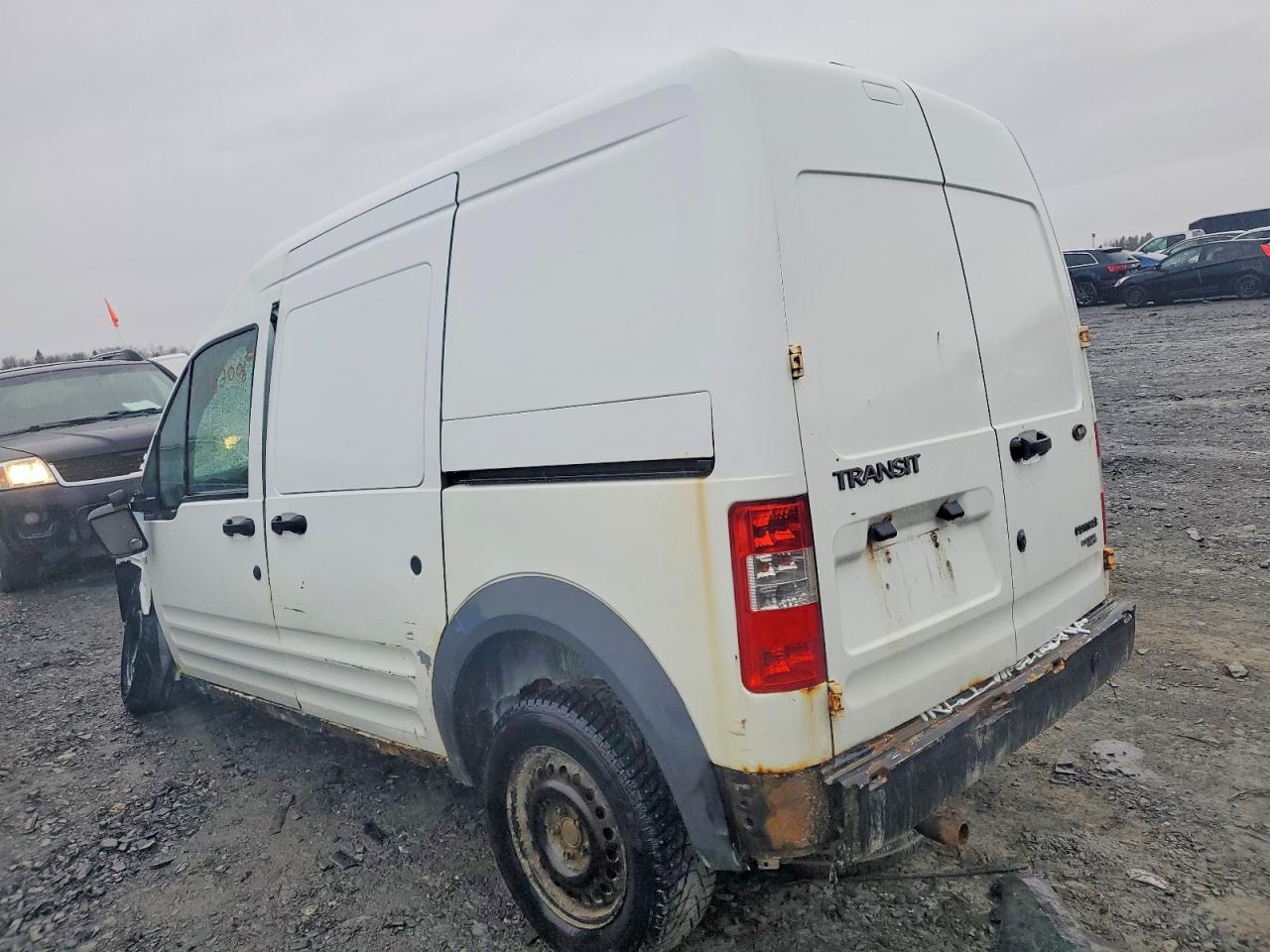 2013 Ford Transit Connect Xlt White vin: NM0LS7BN4DT127571