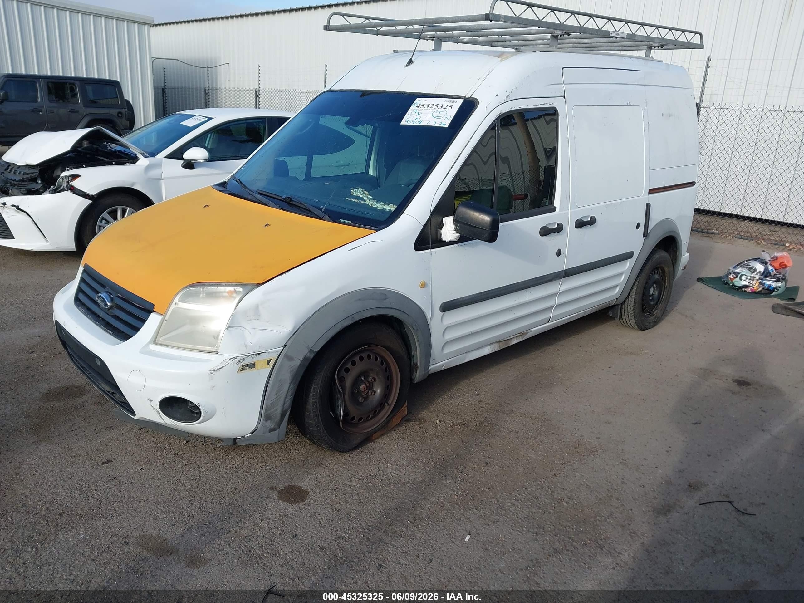 2013 Ford Transit Connect Xlt White vin: NM0LS7BN6DT144159