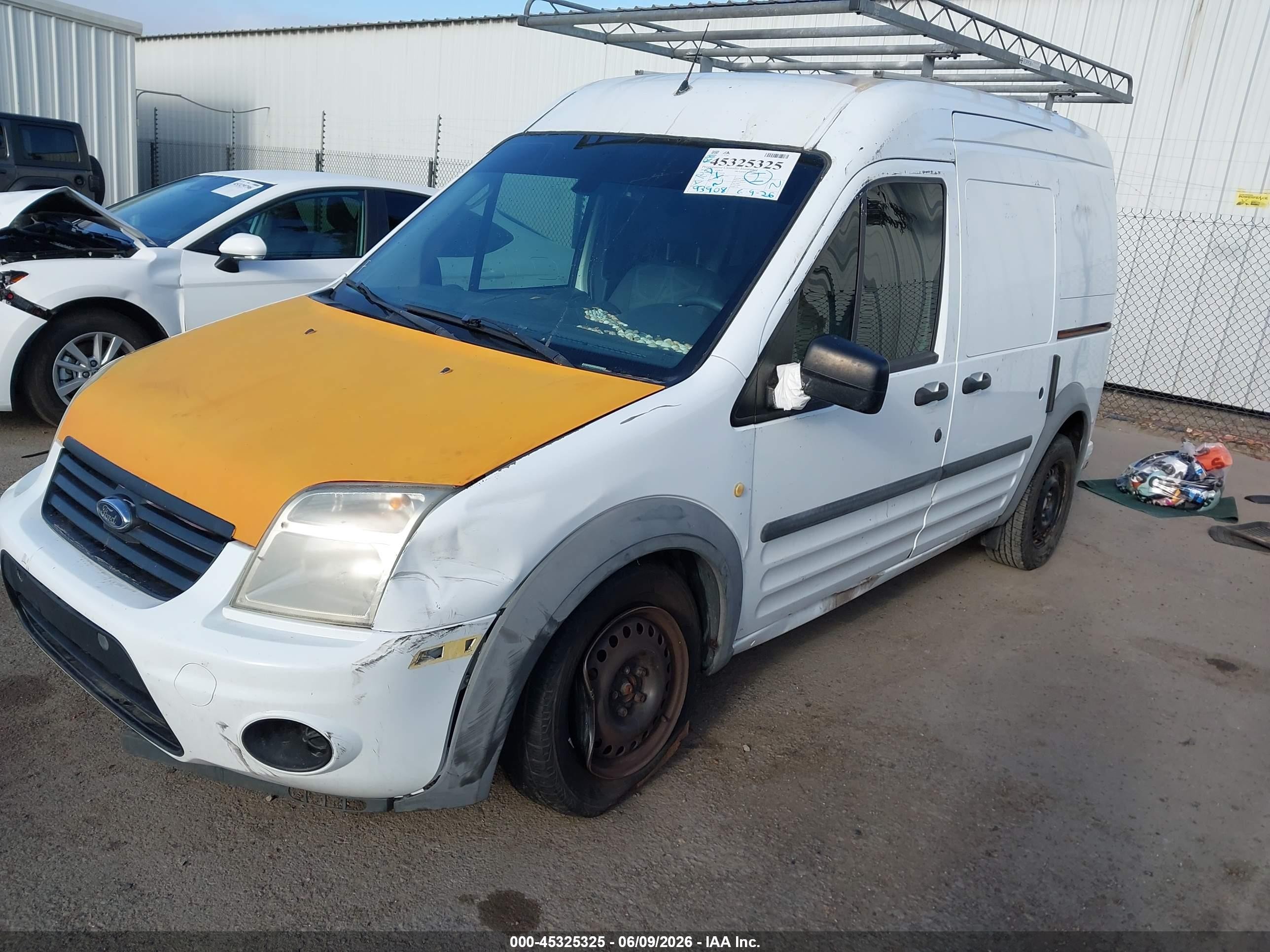 2013 Ford Transit Connect Xlt White vin: NM0LS7BN6DT144159