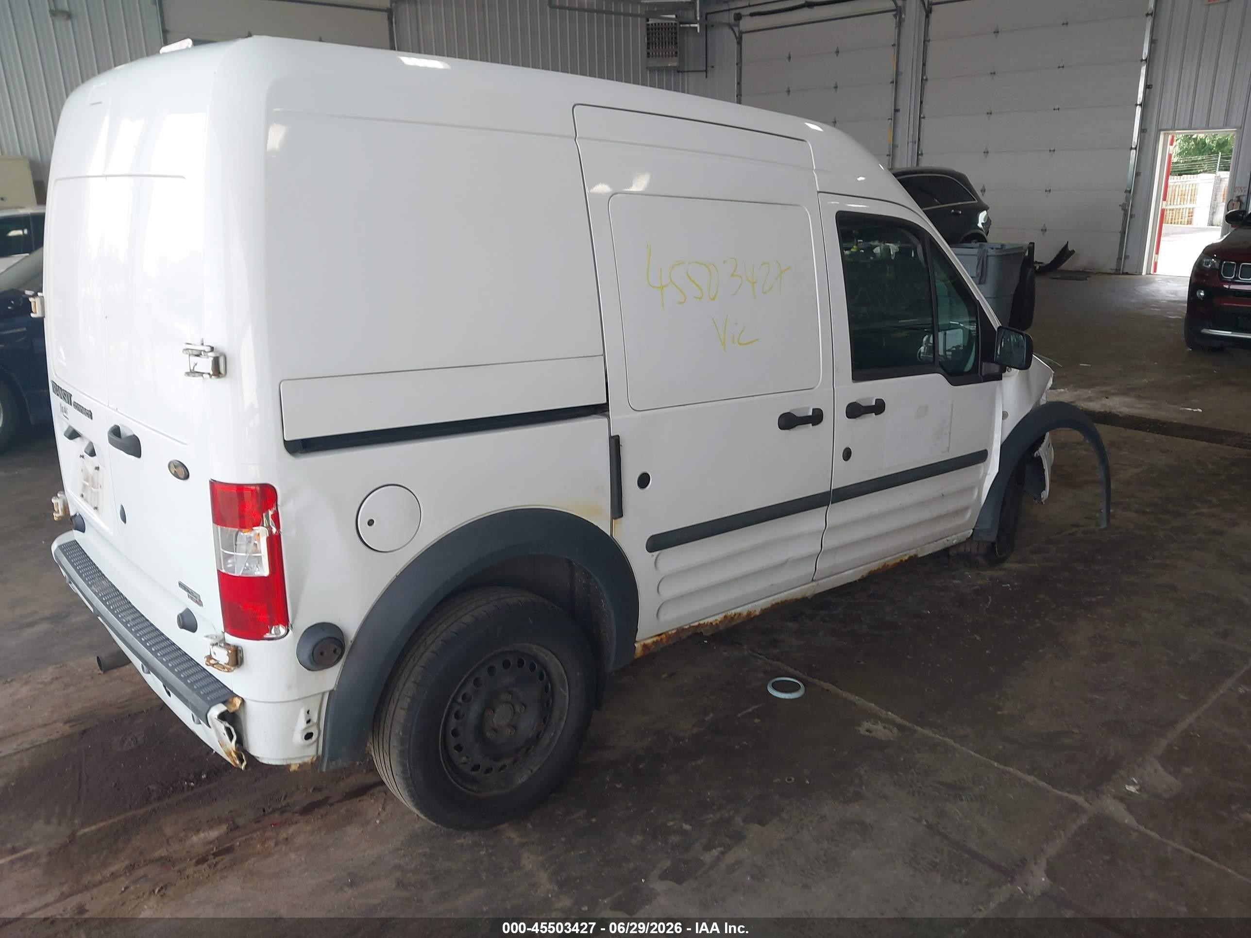 2011 Ford Transit Connect Xlt White vin: NM0LS7BN7BT065502