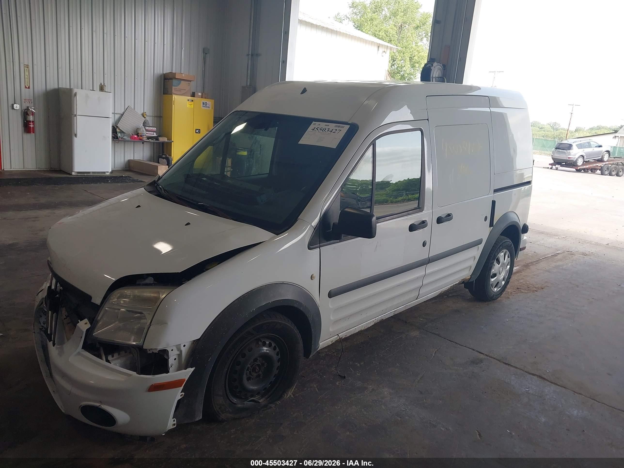 2011 Ford Transit Connect Xlt White vin: NM0LS7BN7BT065502