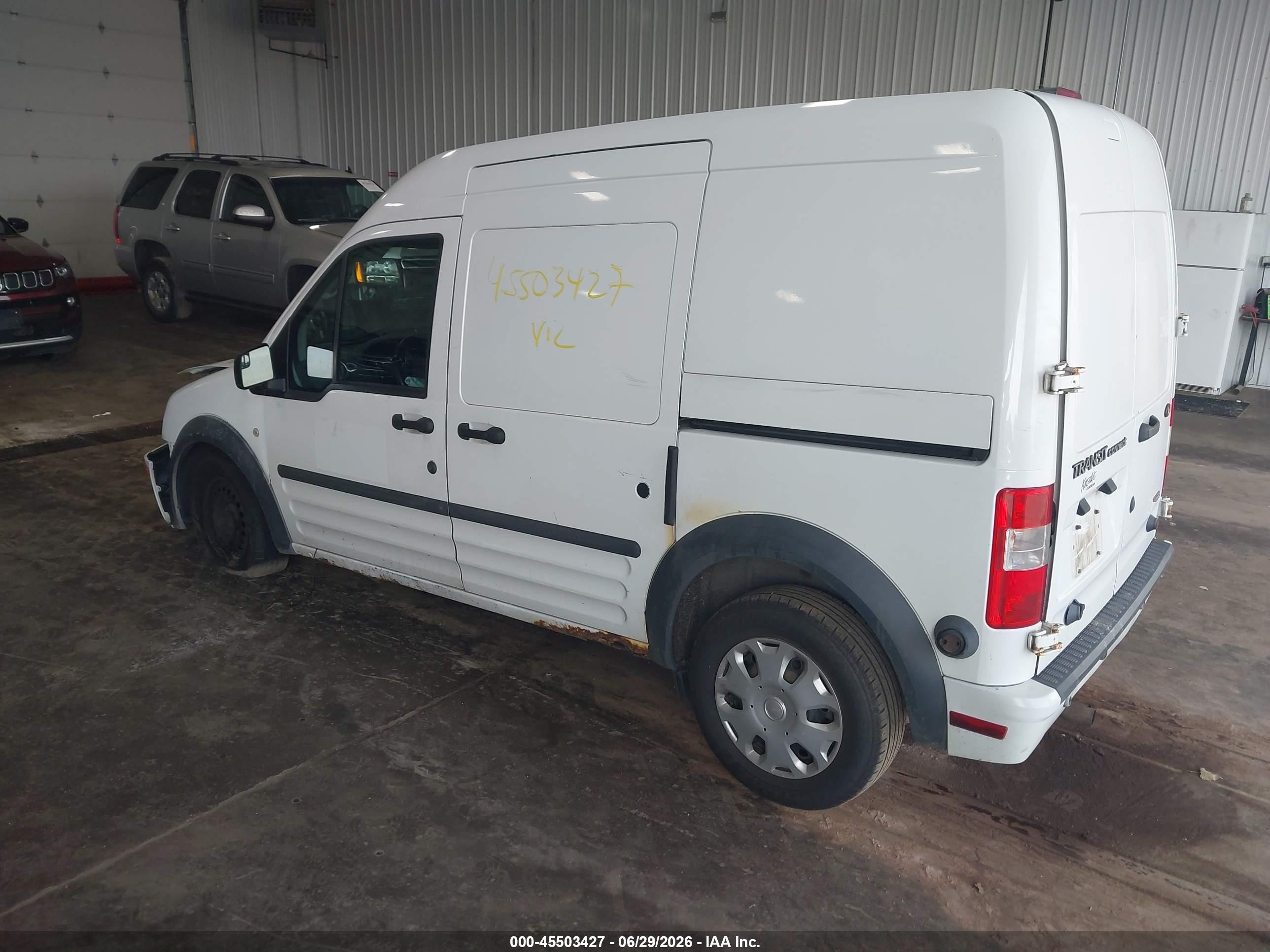 2011 Ford Transit Connect Xlt White vin: NM0LS7BN7BT065502