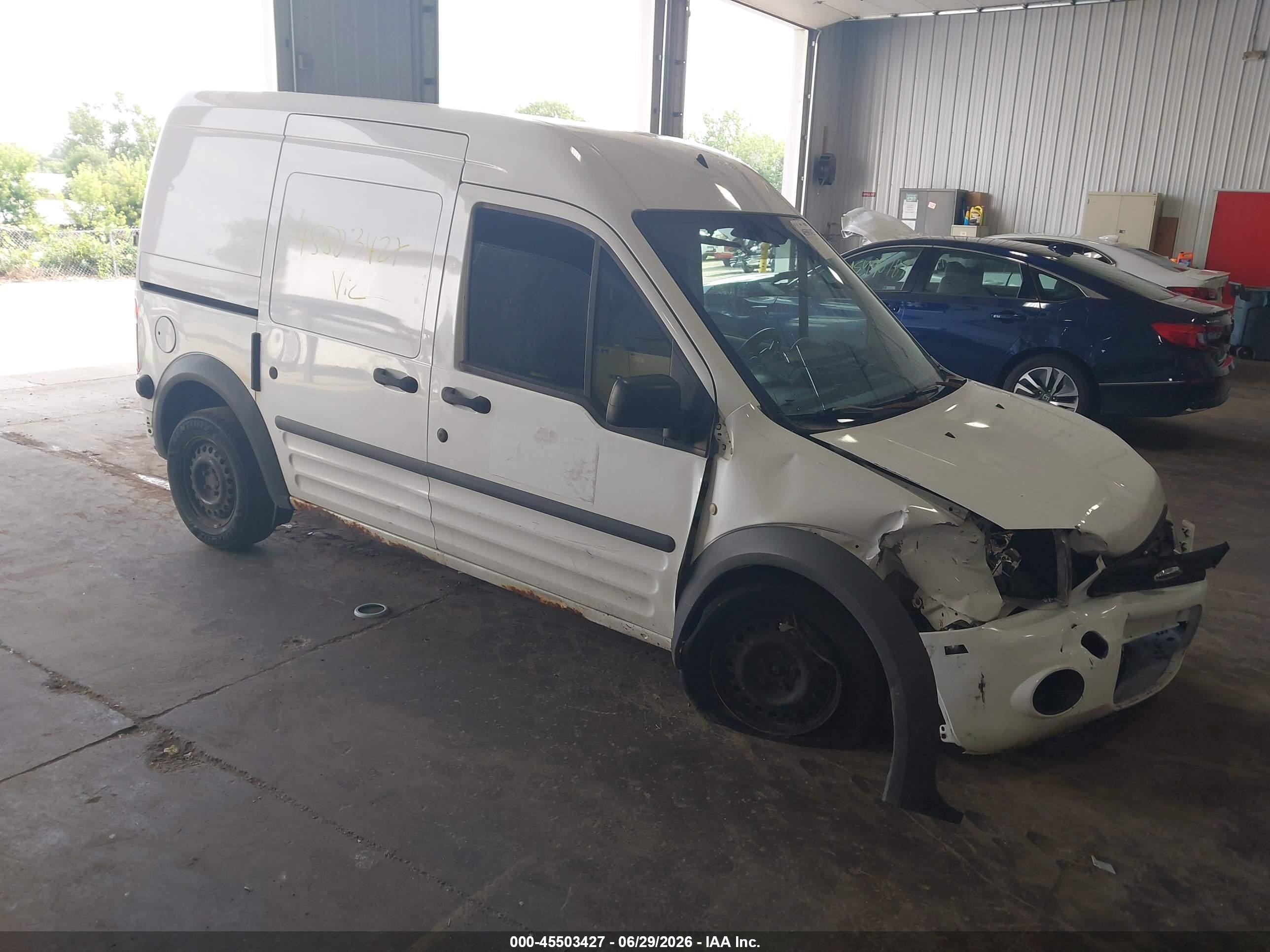 2011 Ford Transit Connect Xlt White vin: NM0LS7BN7BT065502