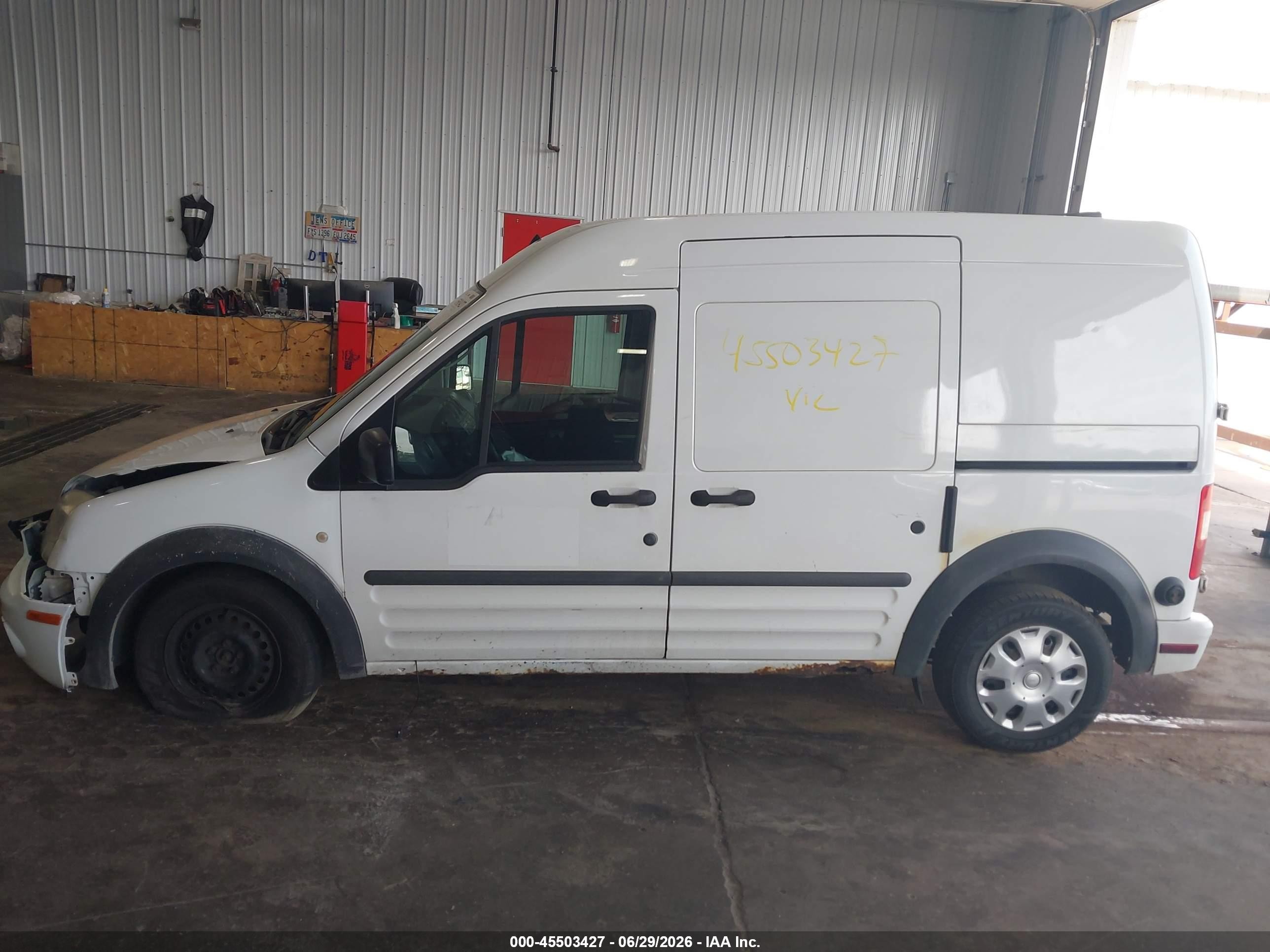 2011 Ford Transit Connect Xlt White vin: NM0LS7BN7BT065502