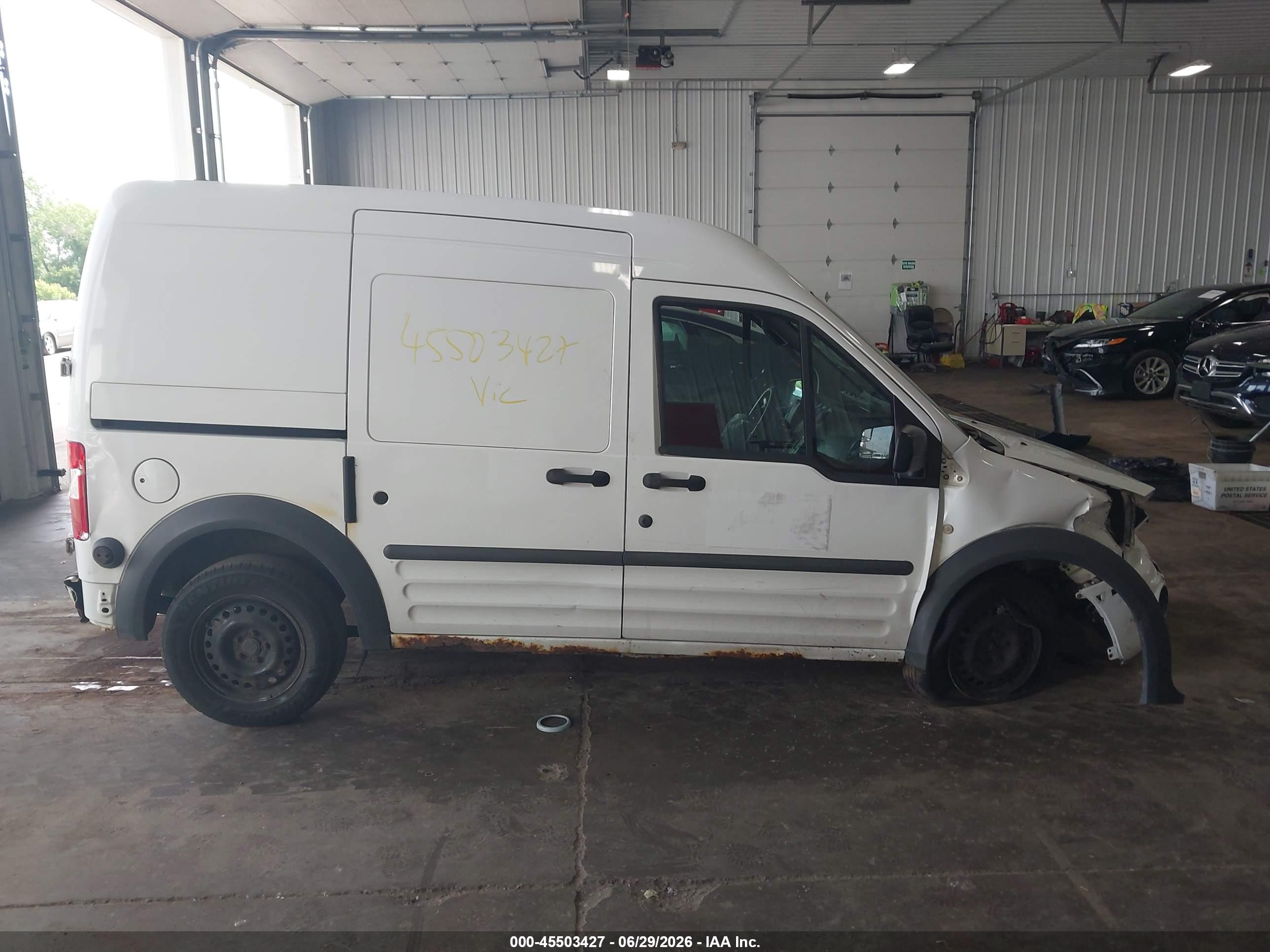 2011 Ford Transit Connect Xlt White vin: NM0LS7BN7BT065502