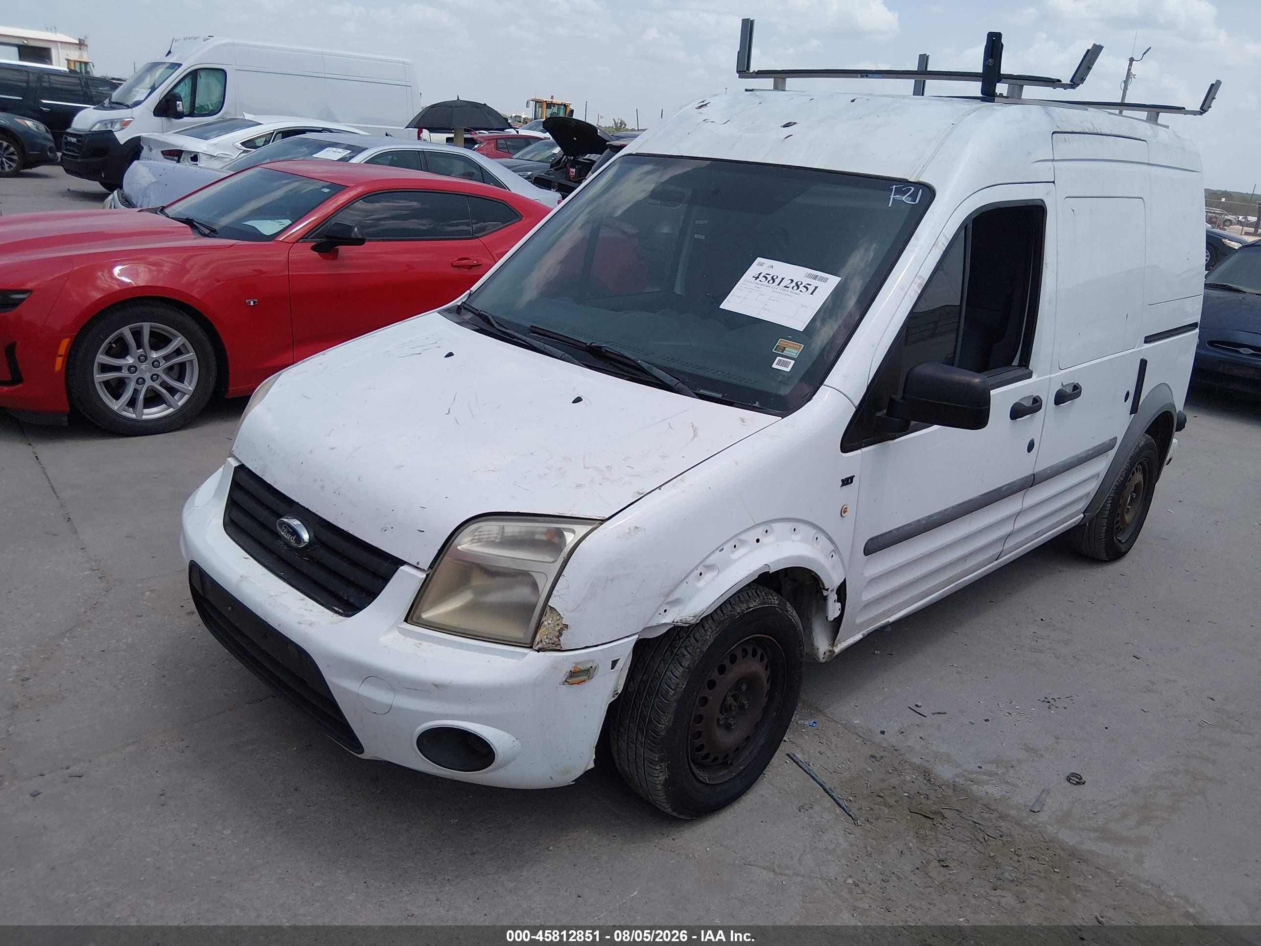 2012 Ford Transit Connect Xlt White vin: NM0LS7BN7CT106325