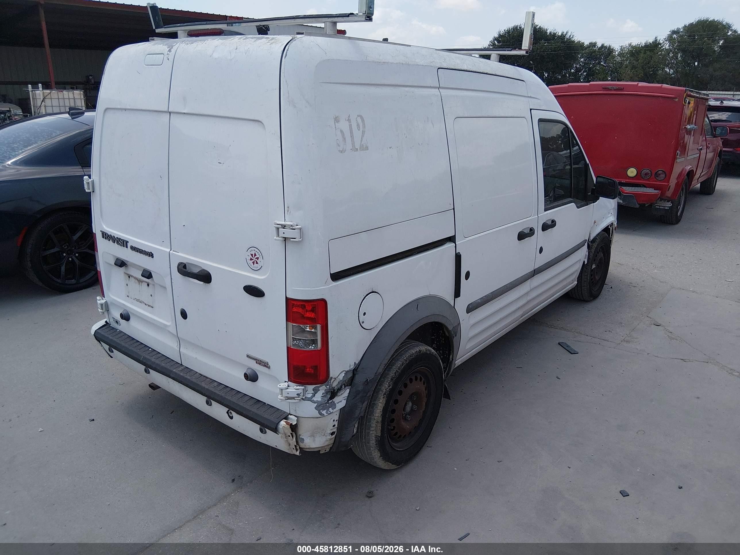 2012 Ford Transit Connect Xlt White vin: NM0LS7BN7CT106325