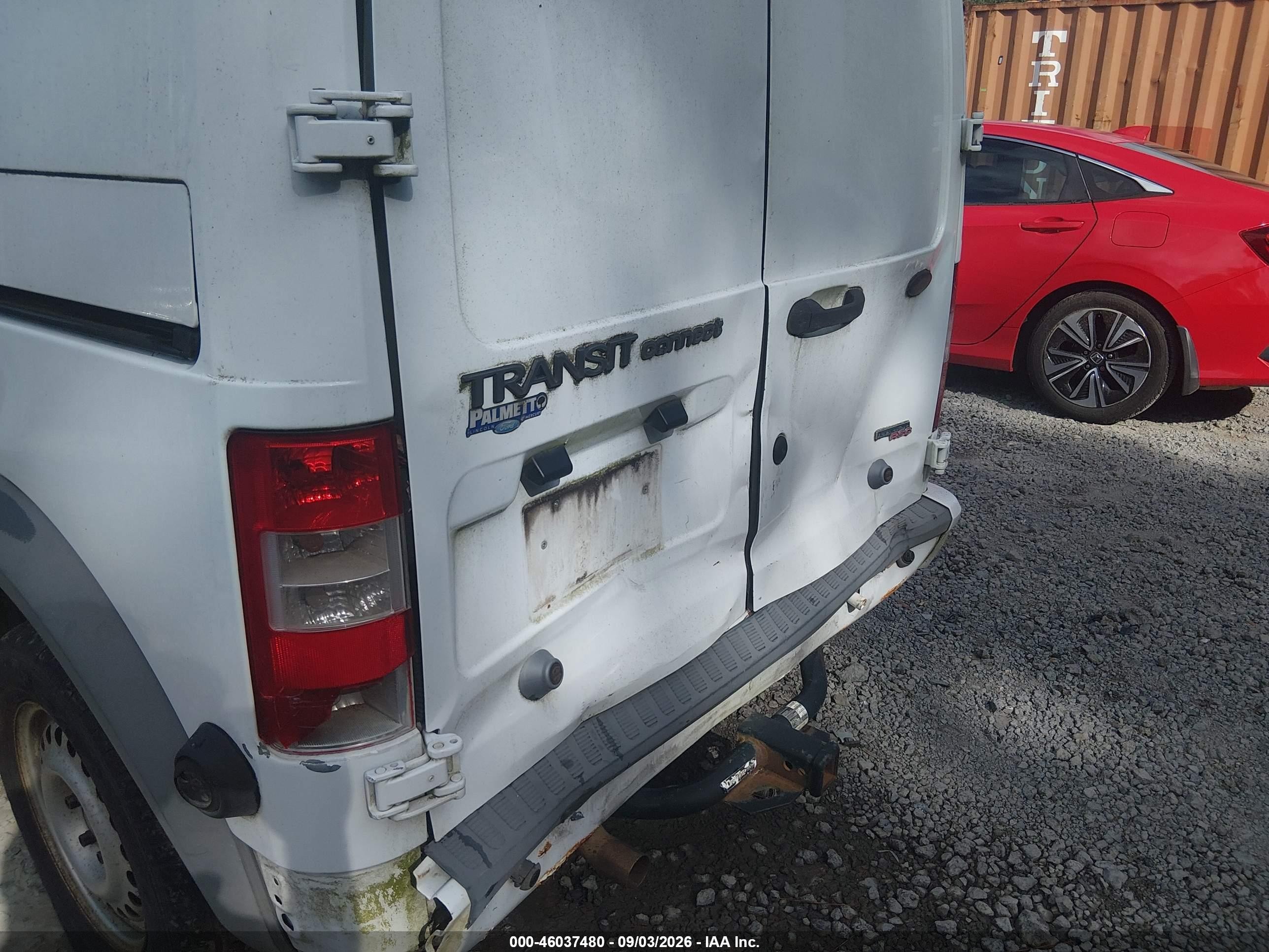 2012 Ford Transit Connect Xlt Белый vin: NM0LS7BN7CT122685