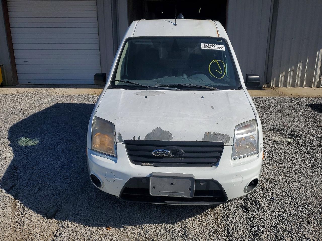 2013 Ford Transit Connect White vin: NM0LS7BN7DT136135