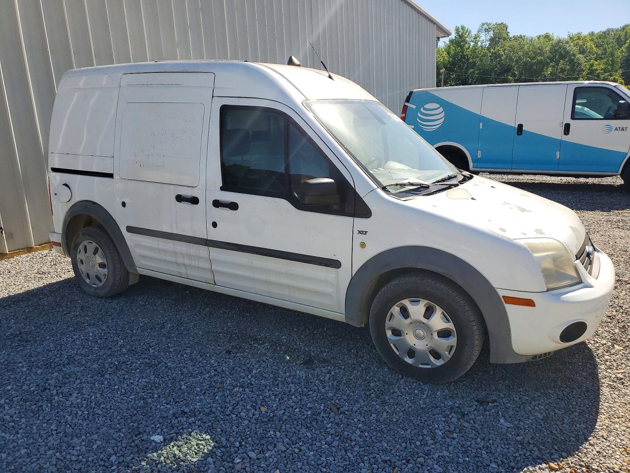 2013 Ford Transit Connect White vin: NM0LS7BN7DT136135