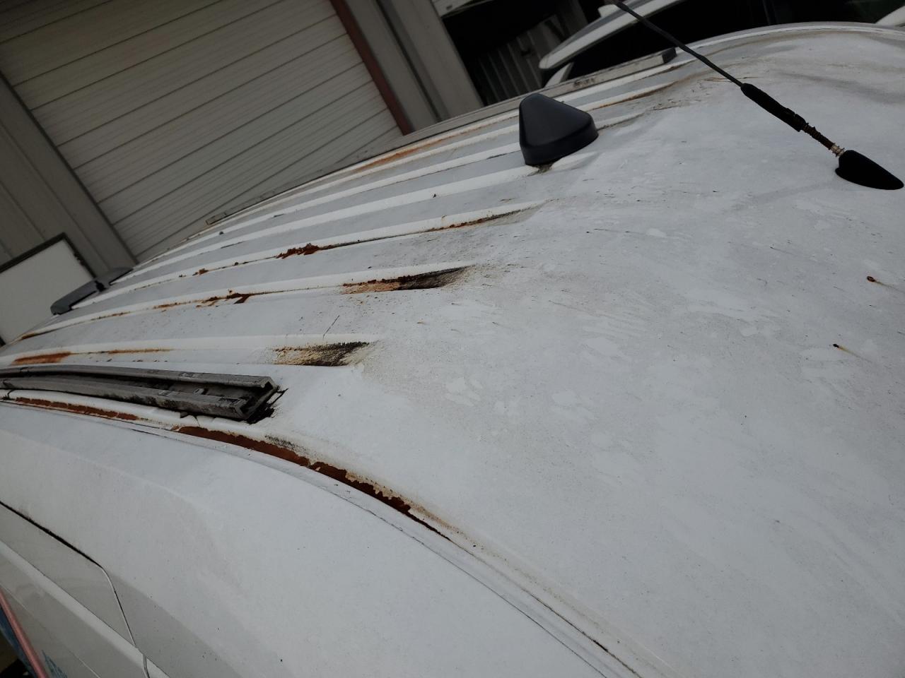 2013 Ford Transit Connect White vin: NM0LS7BN7DT136135 Damage: Roof, Rust, > 12 Inches