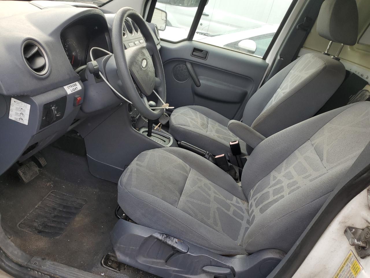 2013 Ford Transit Connect White vin: NM0LS7BN7DT136135 Damage: Lf Lumbar Controls, Broken, Replacement Required