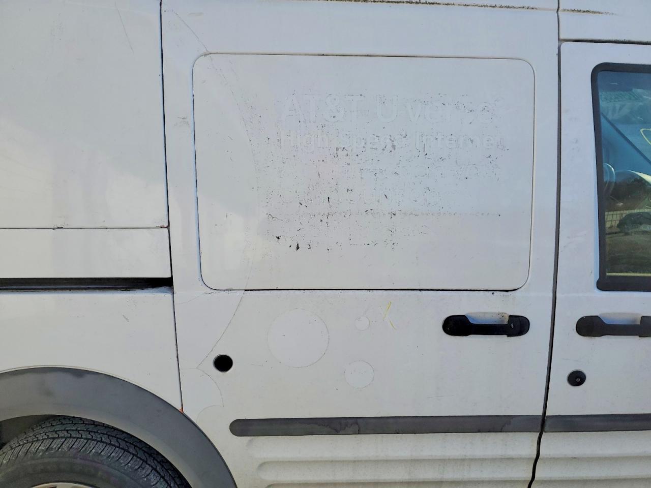 2013 Ford Transit Connect White vin: NM0LS7BN7DT136135