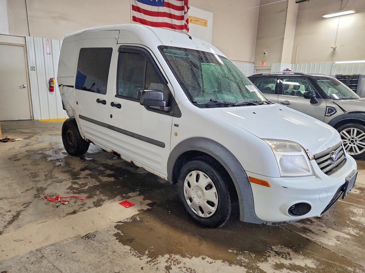 2010 Ford Transit Connect Xlt White vin: NM0LS7BN8AT038128