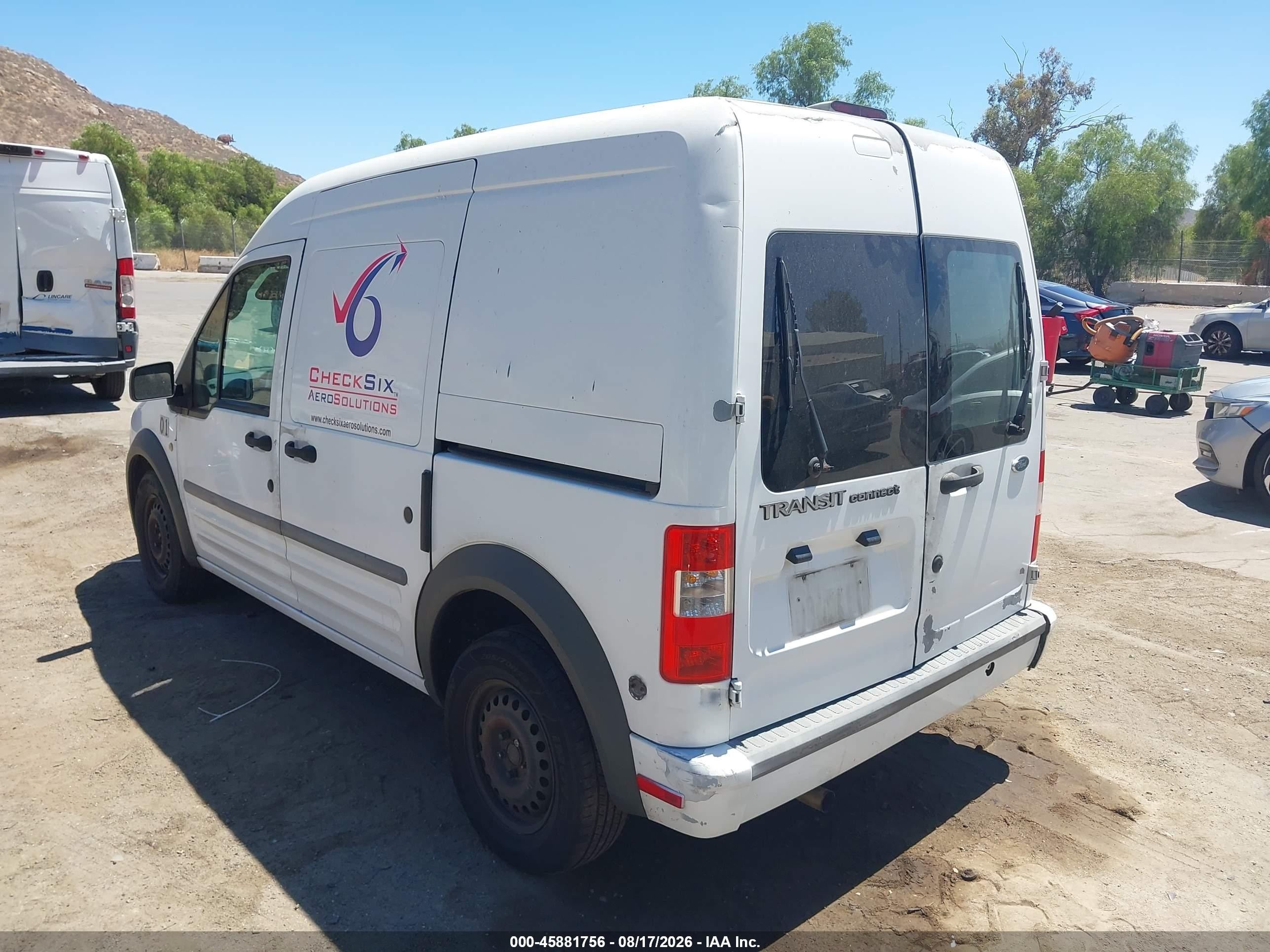 2010 Ford Transit Connect Xlt White vin: NM0LS7BN9AT014694